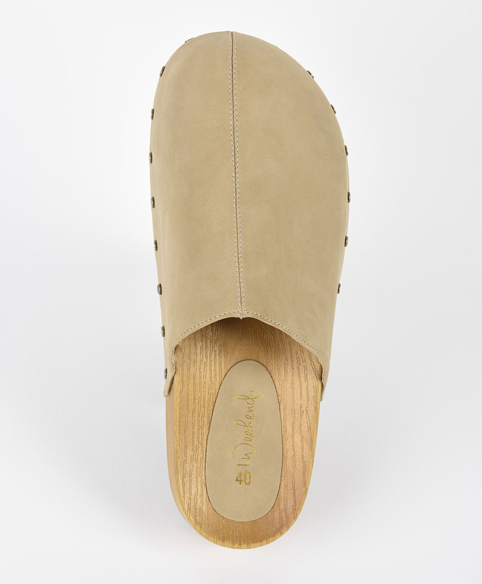 Sandalia mujer zueco tachas Sandalia mujer zueco tachas