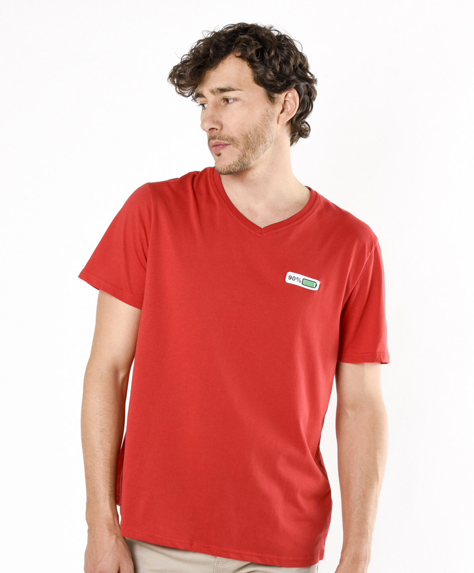 Polera hombre colores batería Polera hombre colores batería