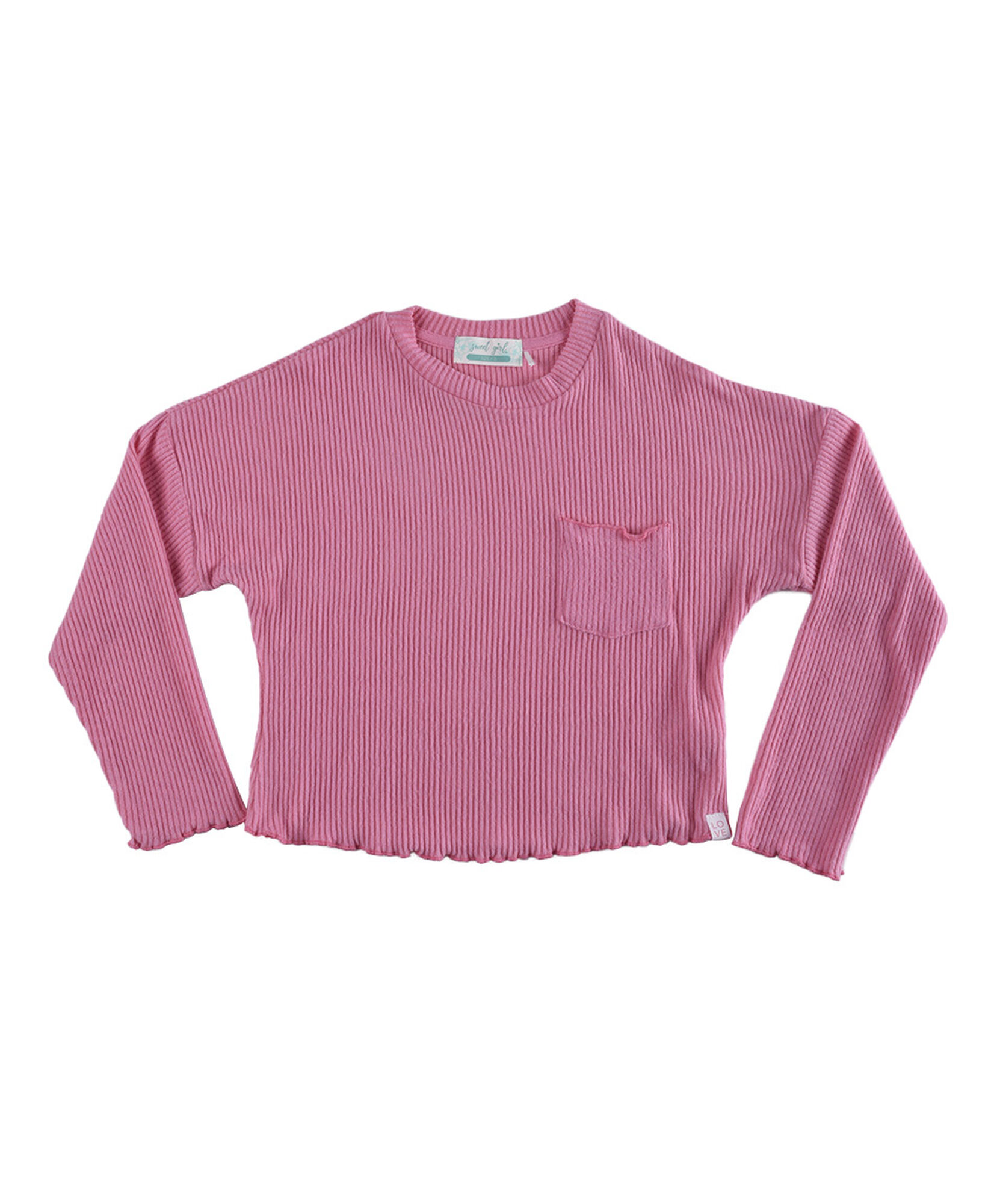Sweater niña acanalado Sweater niña acanalado