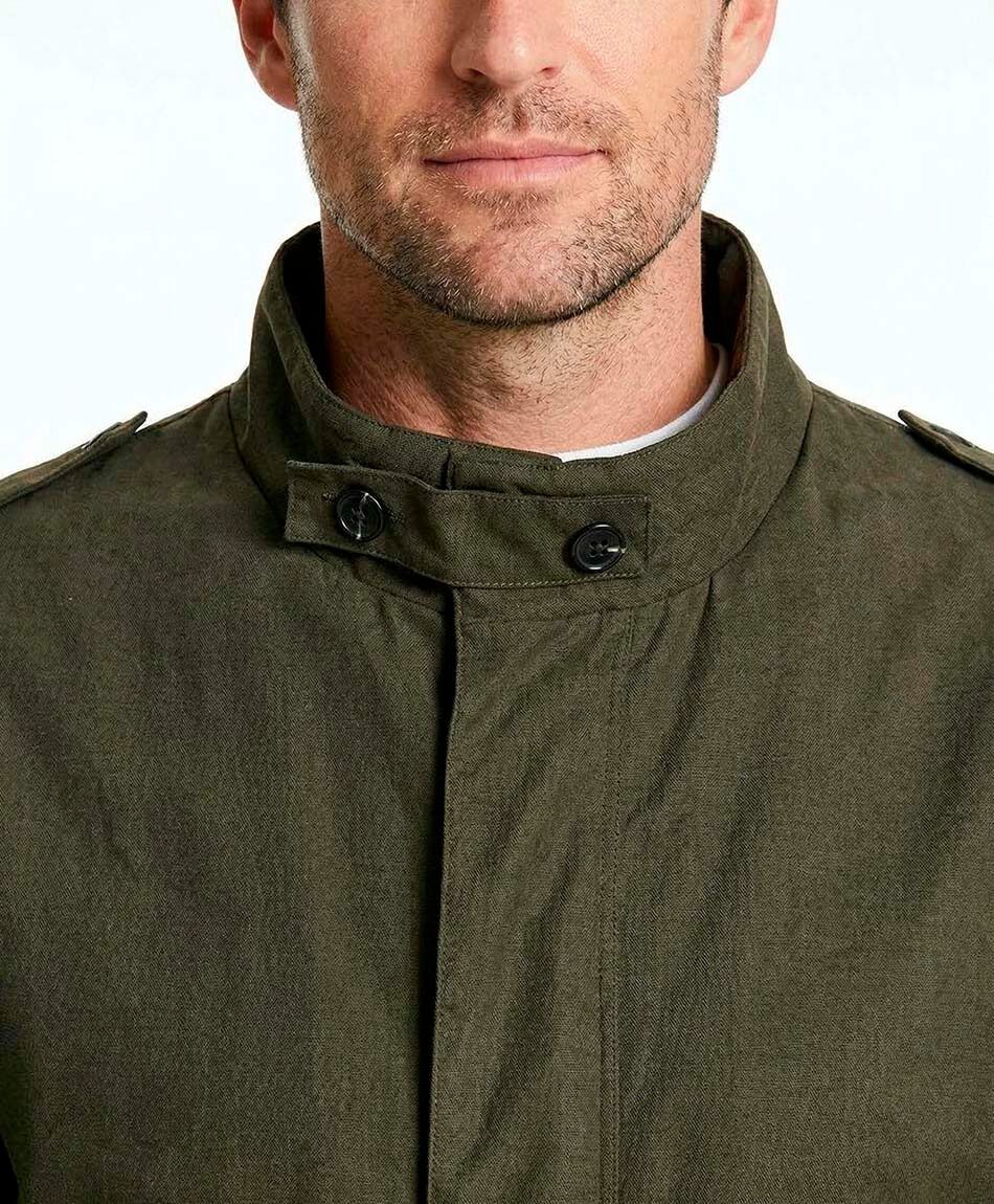 Chaqueta hombre cuello cerrado