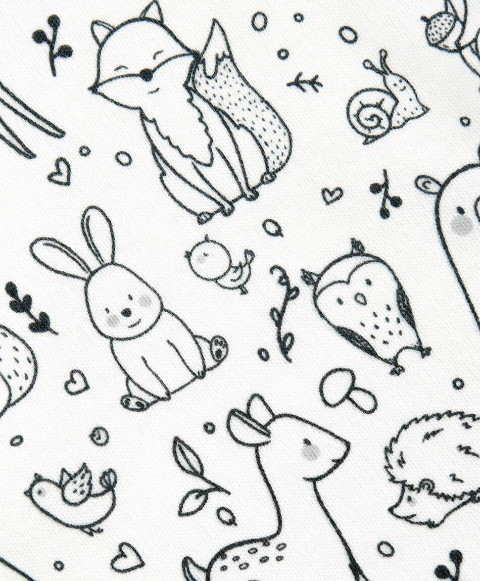 Pijama beb&eacute; estampado animalitos