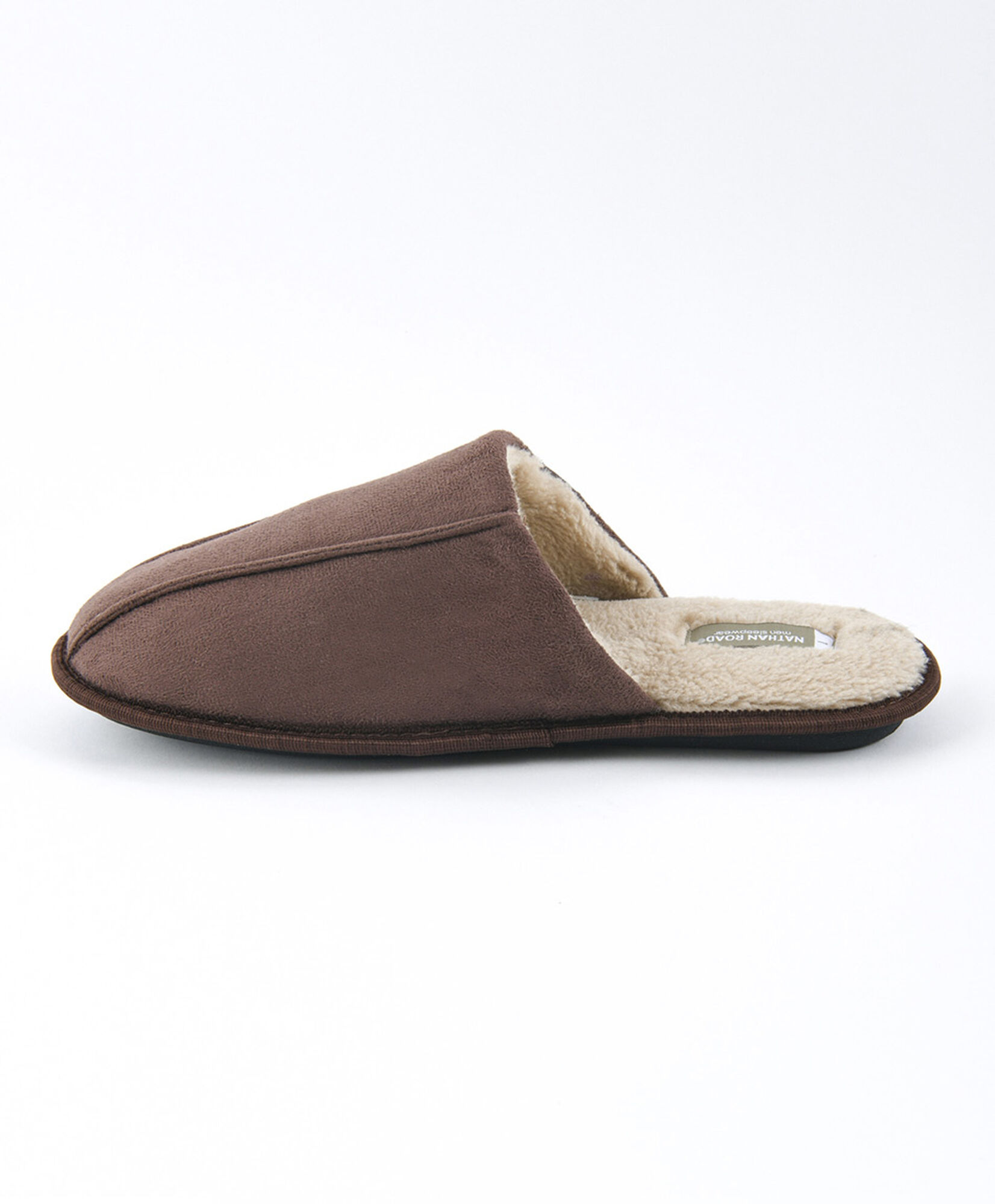 Pantufla hombre línea café Pantufla hombre línea café