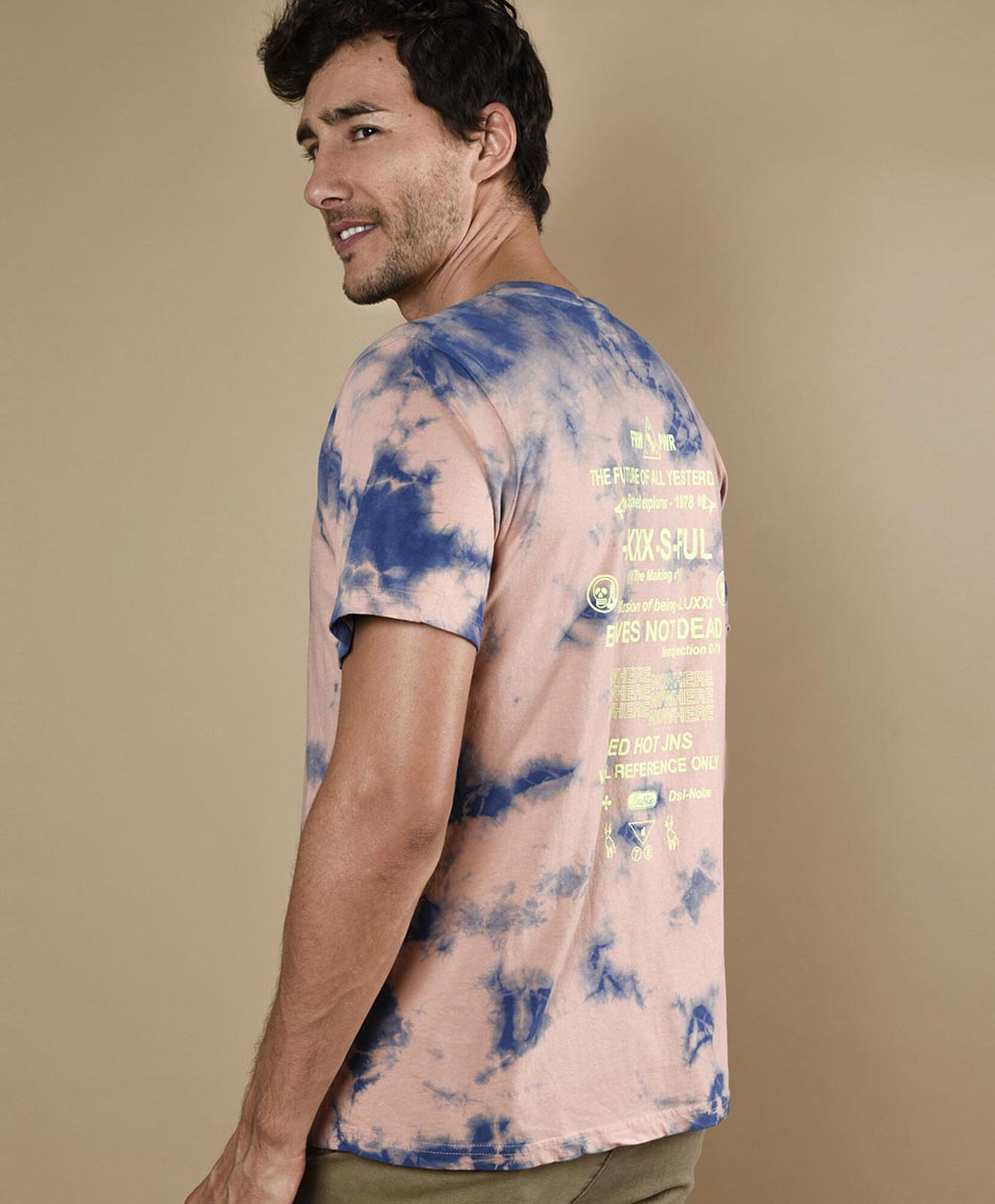 Polera hombre tie dye Polera hombre tie dye