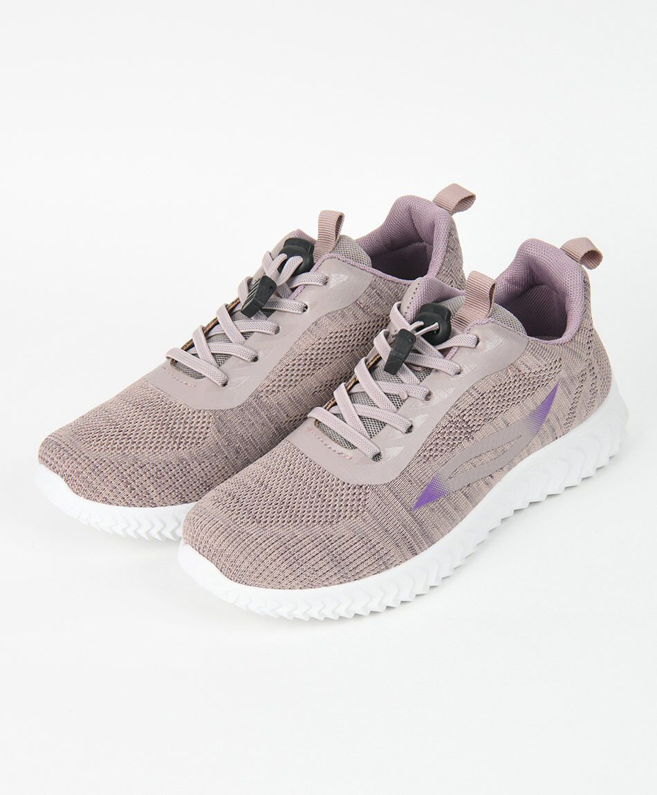 Zapatilla deportiva mujer malla rosada