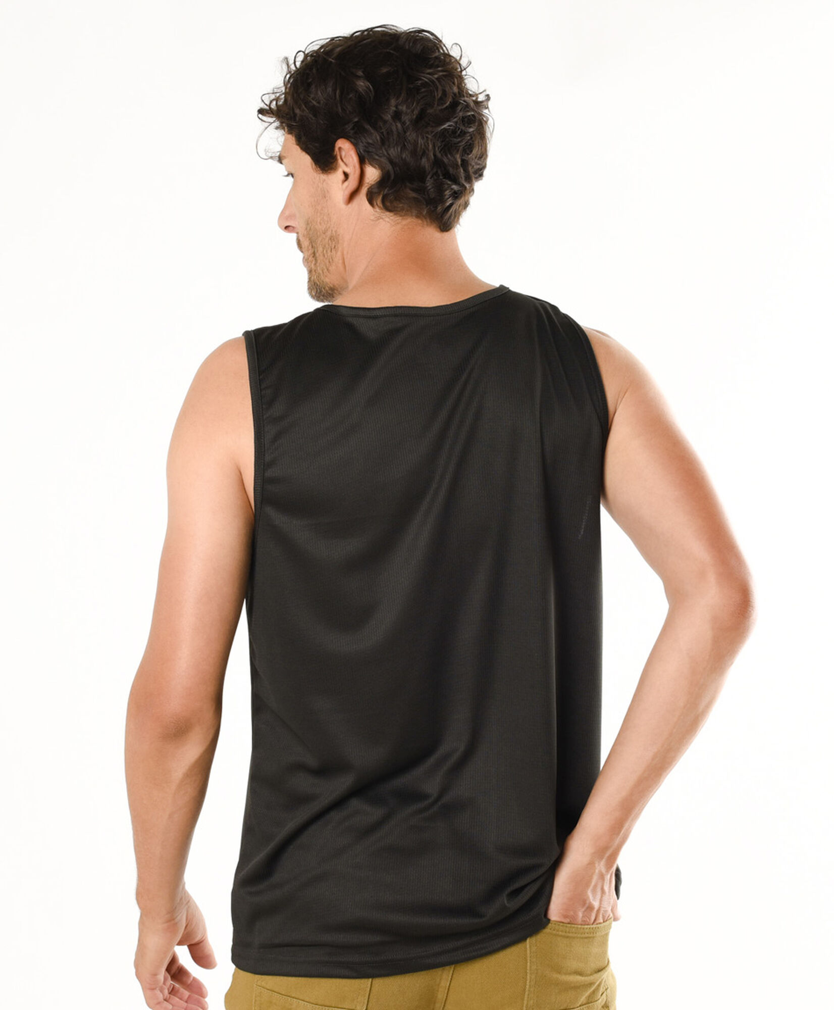 Polera hombre montaña sin mangas Polera hombre montaña sin mangas