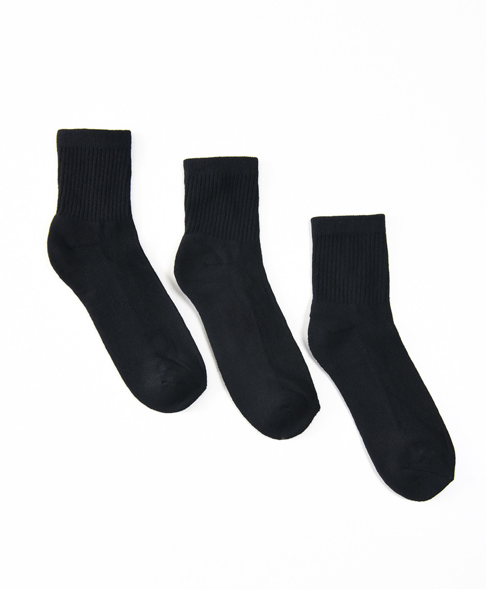 Pack 3 calcetines escolares sport negro Pack 3 calcetines escolares sport negro