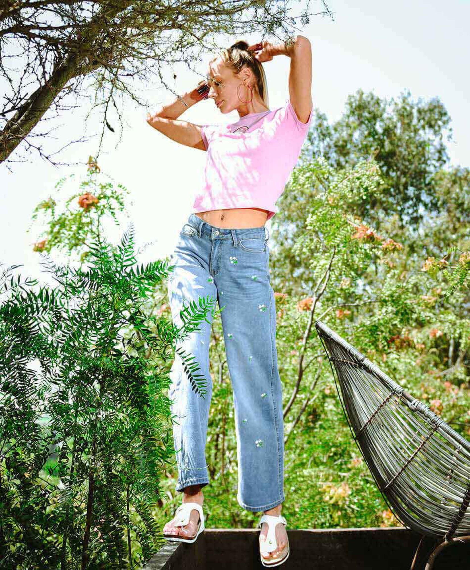 Jeans wide culotte Jeans wide culotte