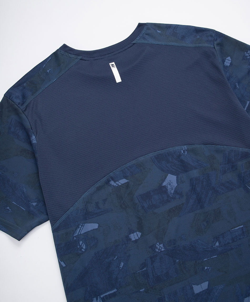 Polera deportiva hombre space blue
