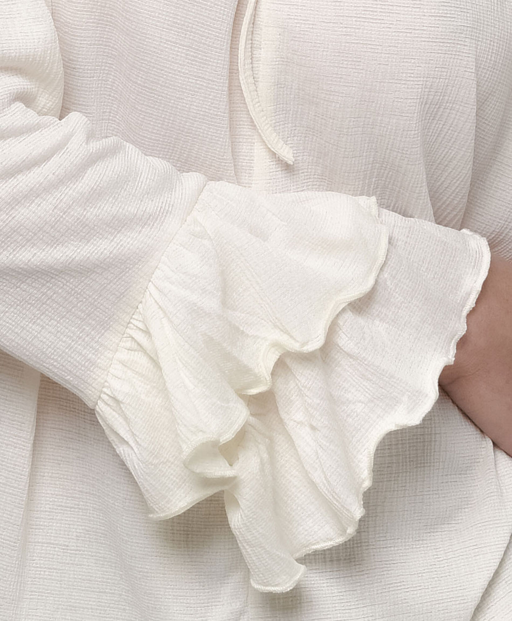 Polera mujer lazo vuelos Polera mujer lazo vuelos