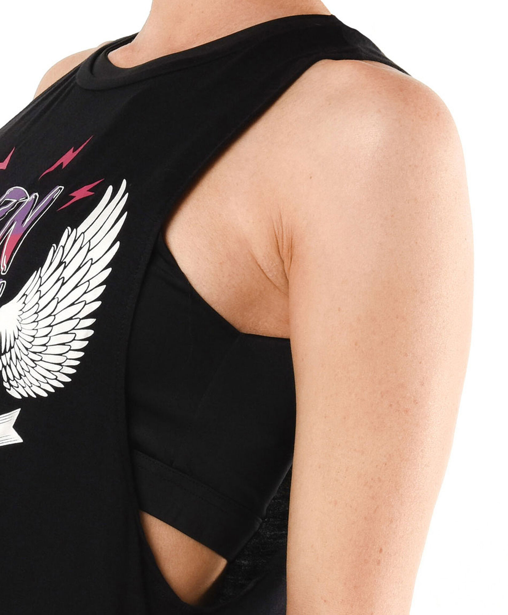 Polera deportiva mujer rock sin mangas Polera deportiva mujer rock sin mangas