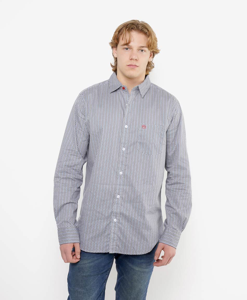 Camisa hombre rombos