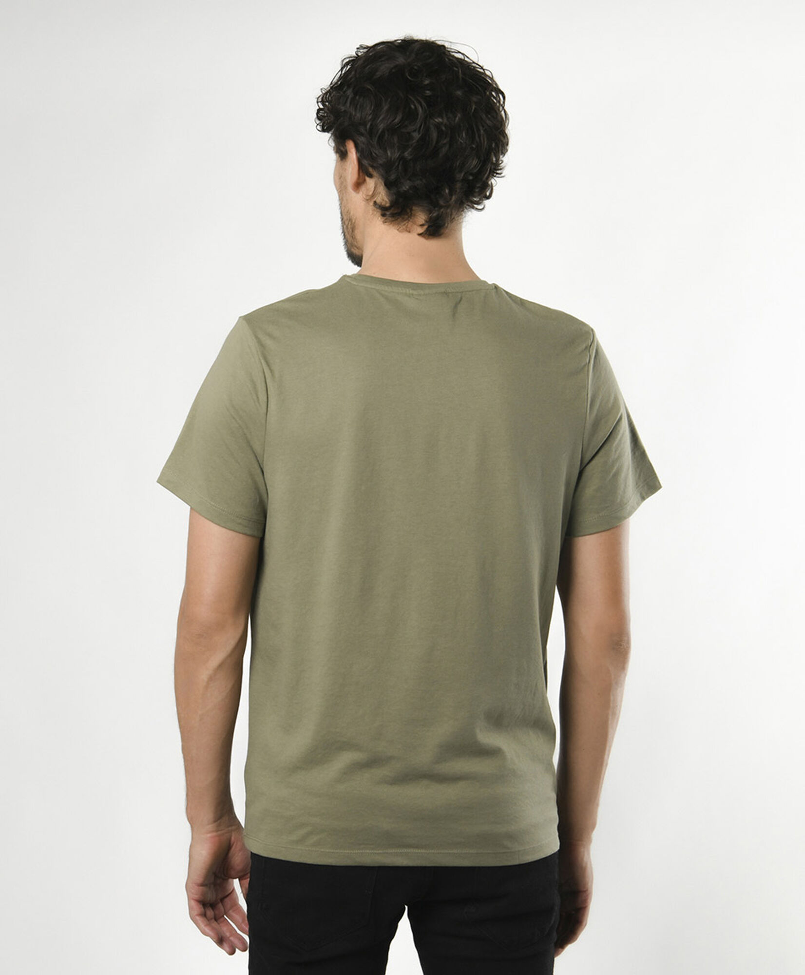 Polera hombre estampado zapatilla Polera hombre estampado zapatilla