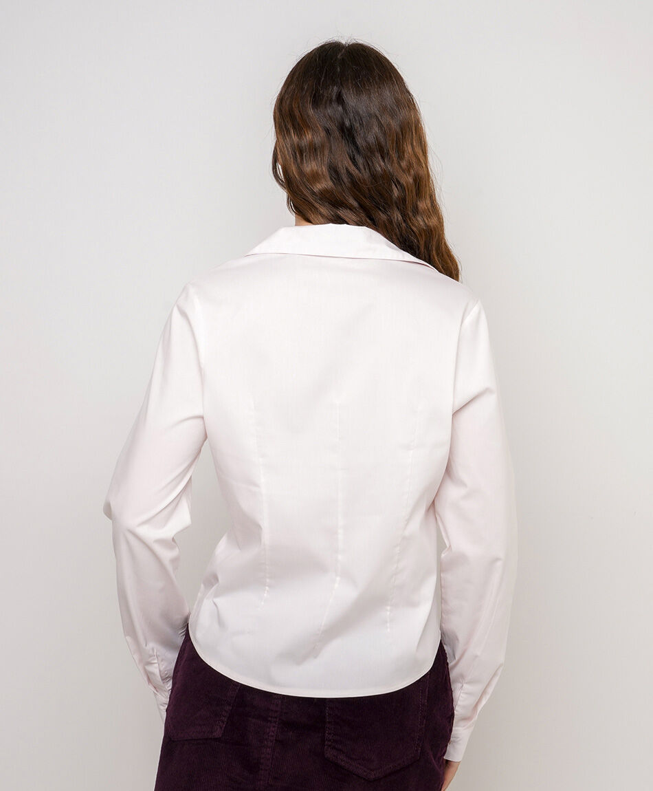 Blusa mujer slim fit pink