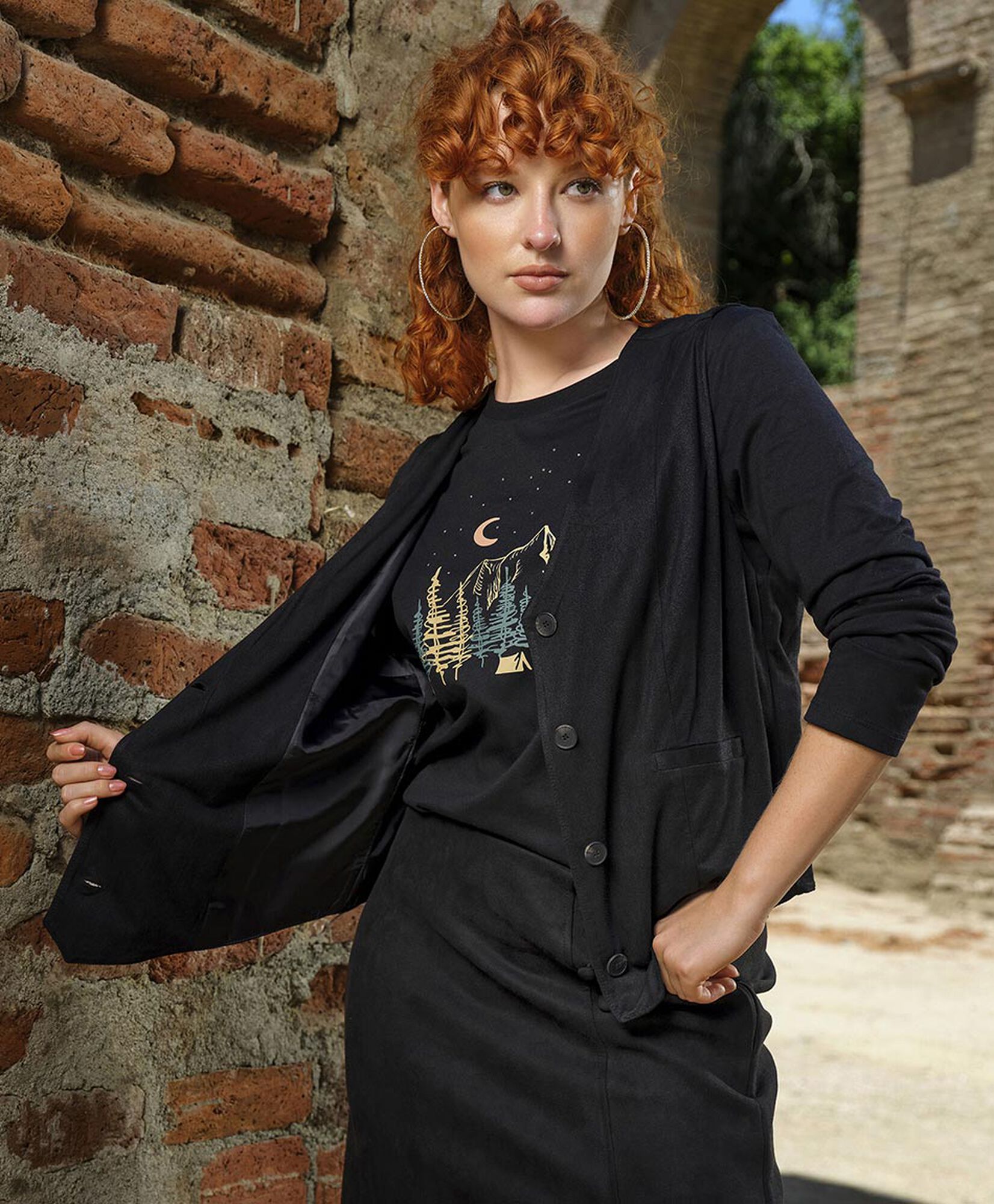 Vest mujer negro suede Vest mujer negro suede