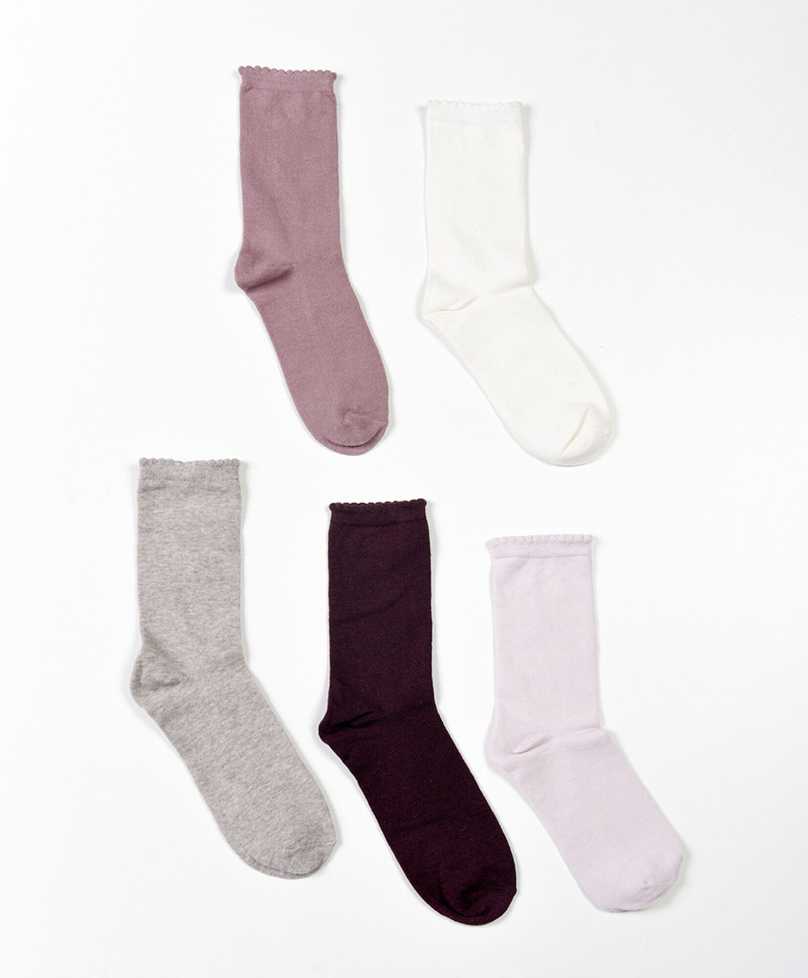 Pack 5 calcetines mujer largos ondas Pack 5 calcetines mujer largos ondas