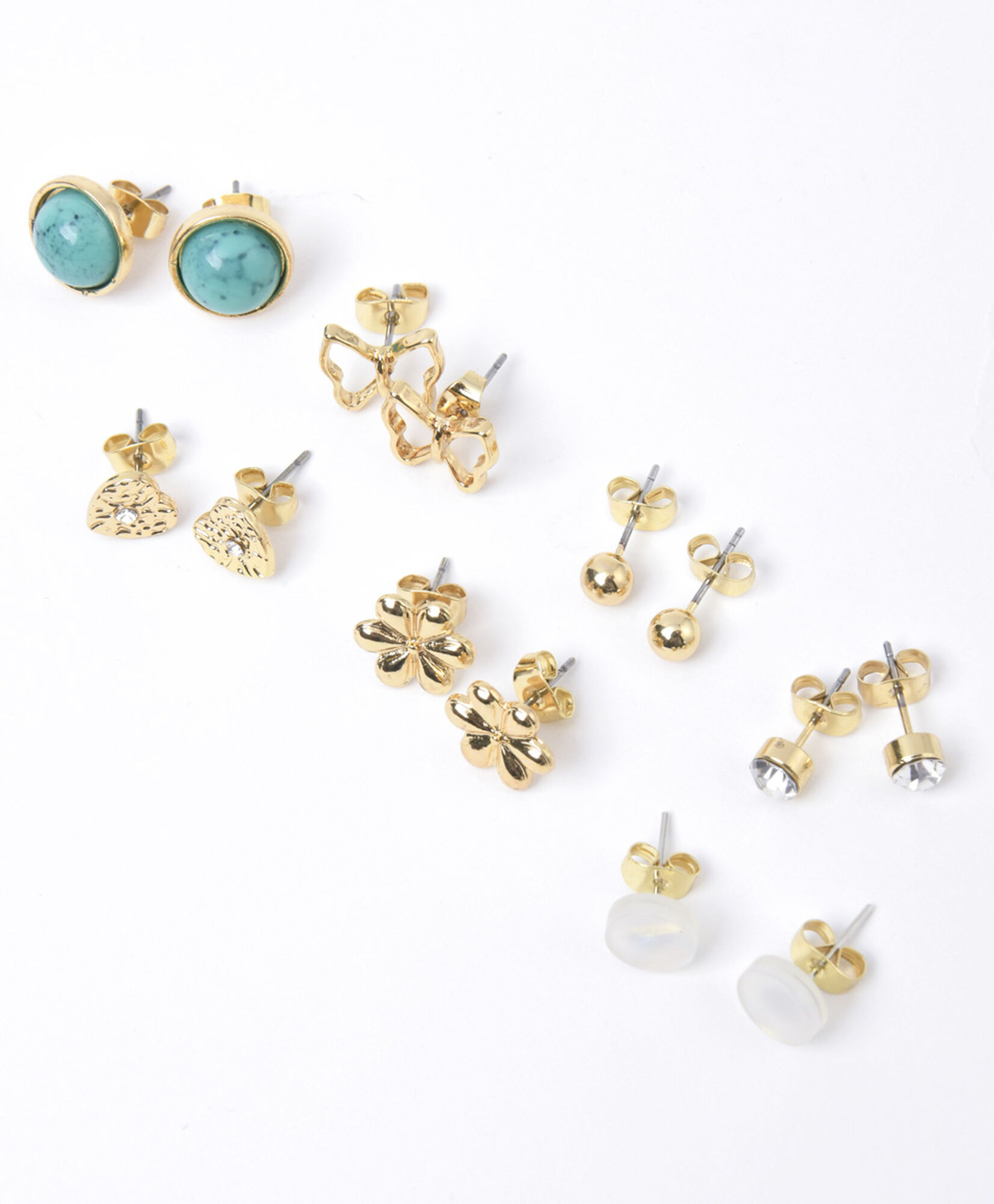 Set 7 aros mujer diseños Set 7 aros mujer diseños