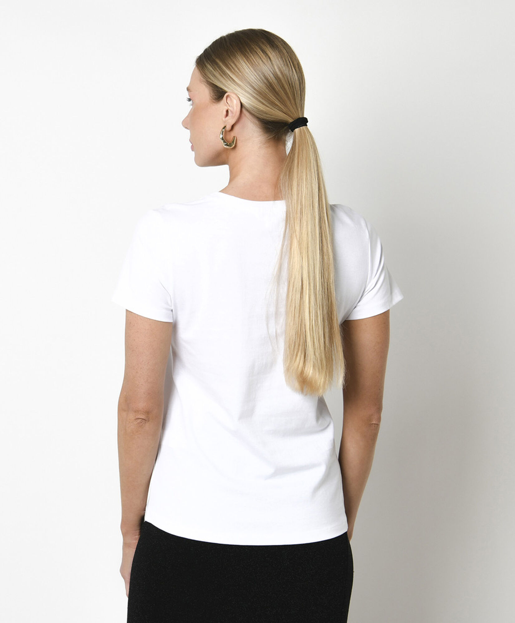 Polera mujer estampado besos Polera mujer estampado besos