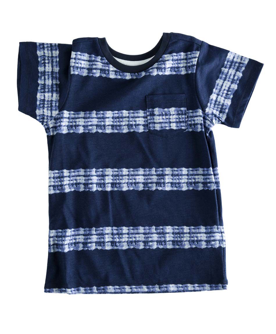 Polera manga corta cuello redondo