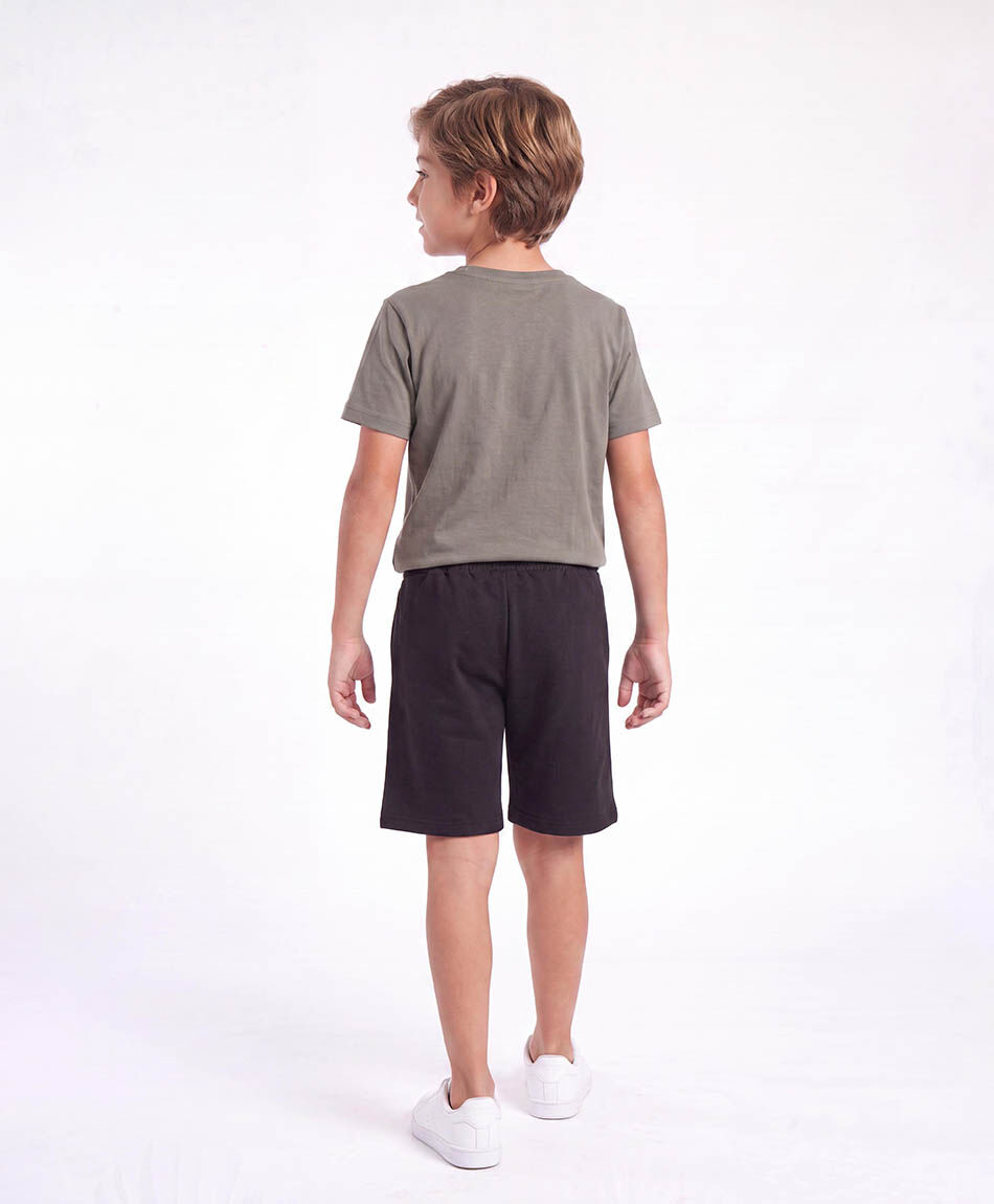 Short ni&ntilde;o b&aacute;sico negro