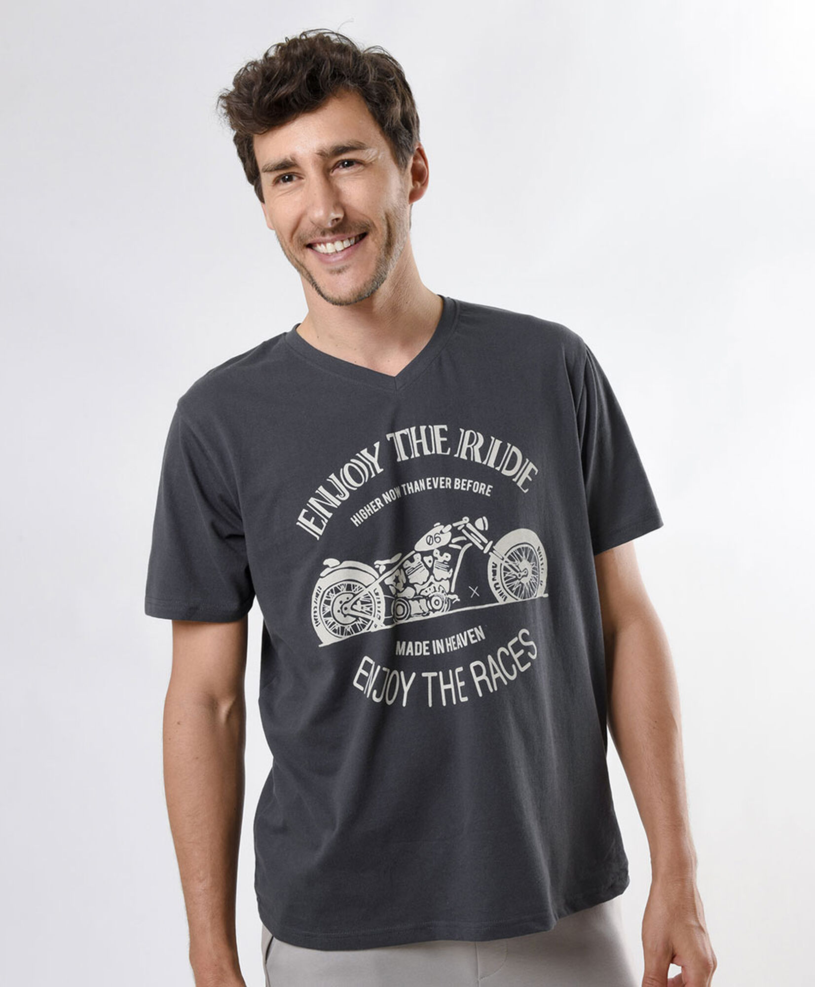 Polera hombre motocicleta Polera hombre motocicleta
