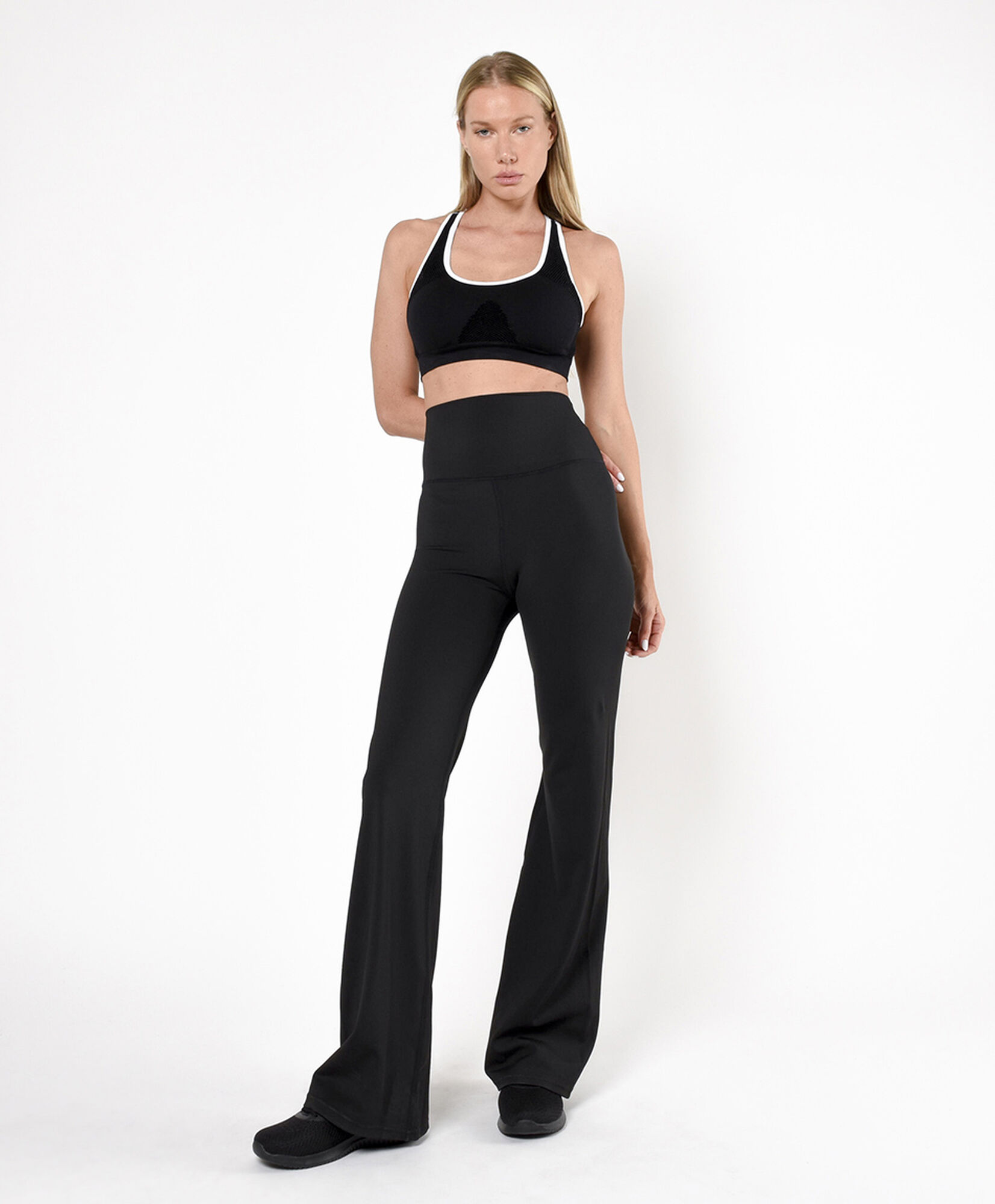 Calza mujer pretina ancha wide Calza mujer pretina ancha wide