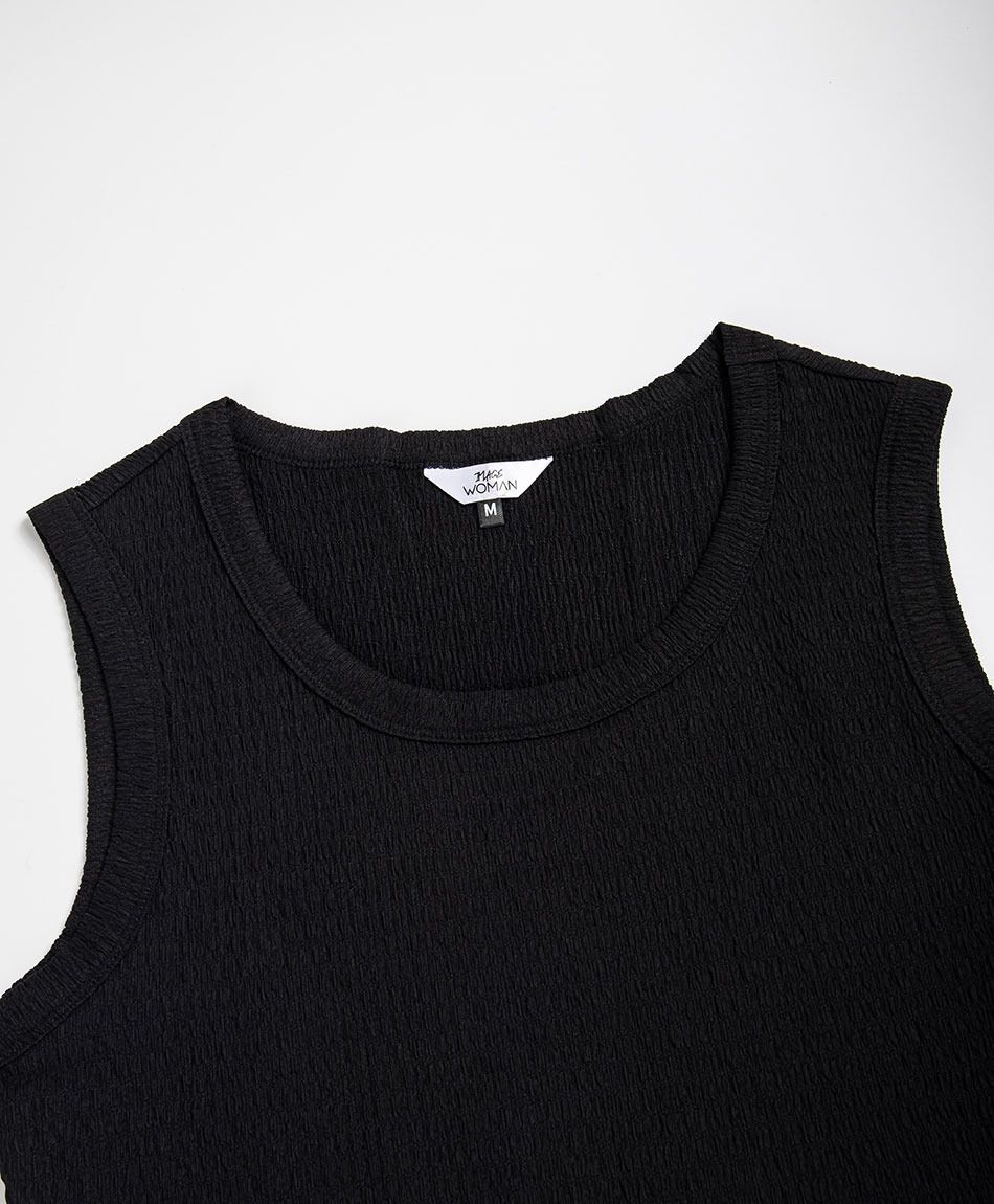 Polera mujer sin mangas b&aacute;sica