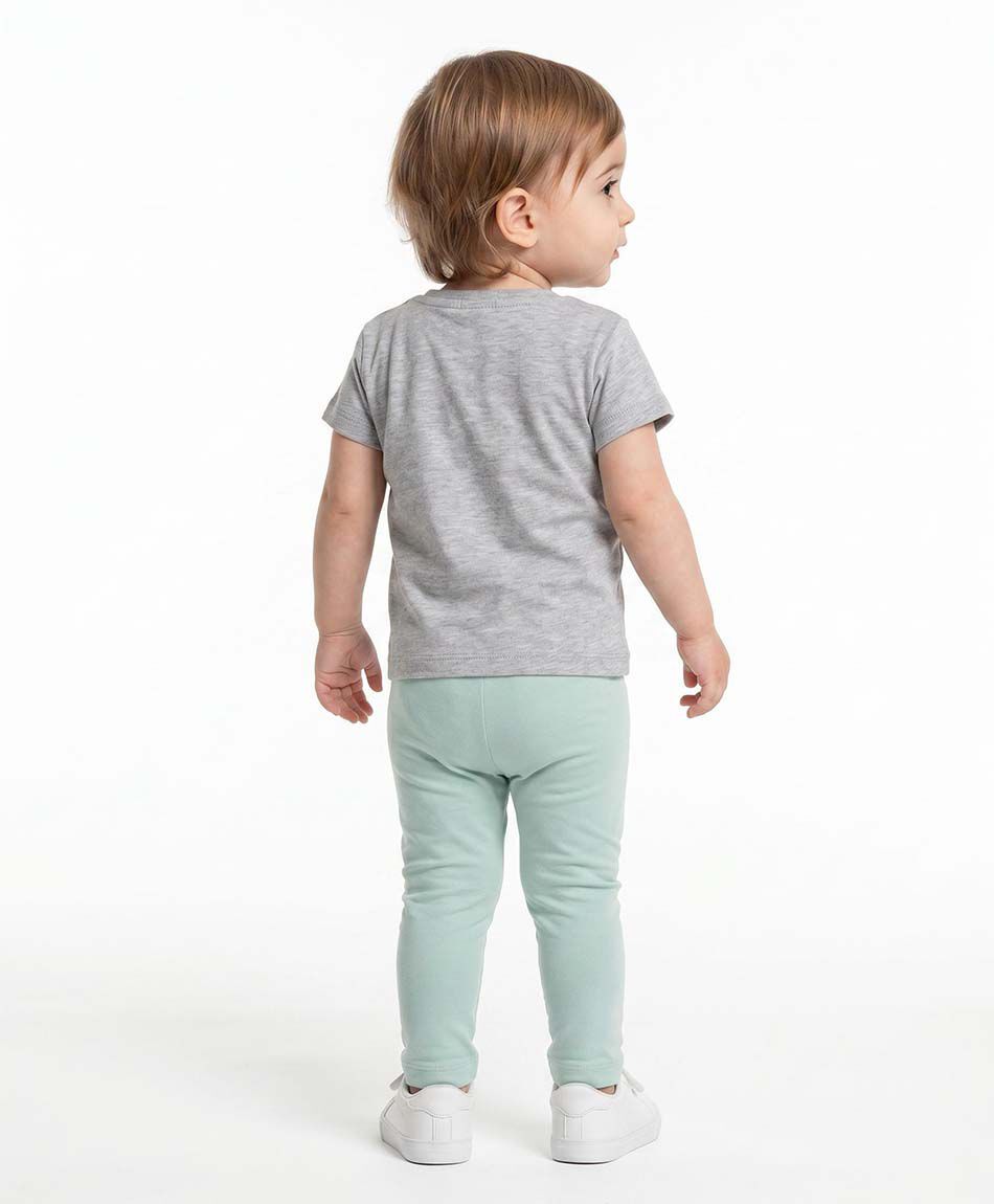 Leggins beb&eacute; parche cereza
