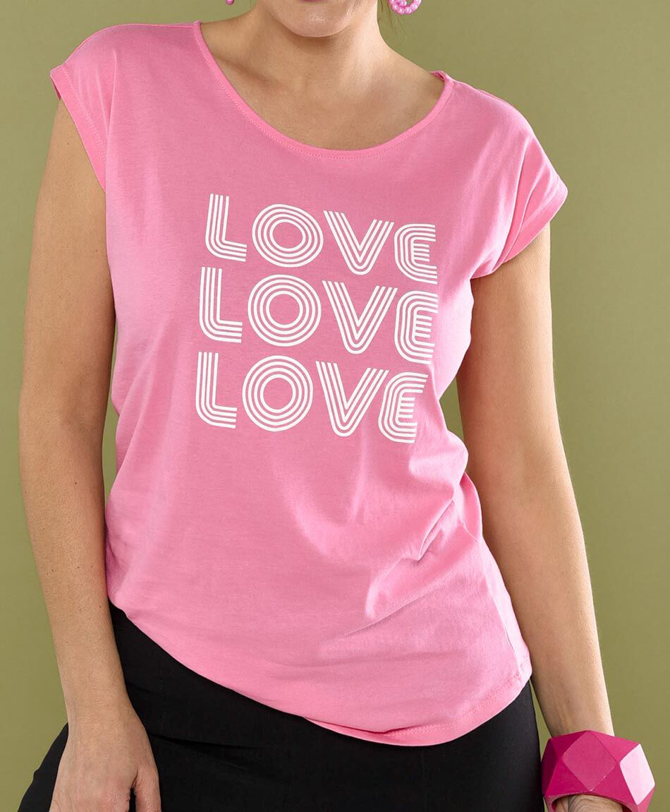 Polera manga mini cuello redondo