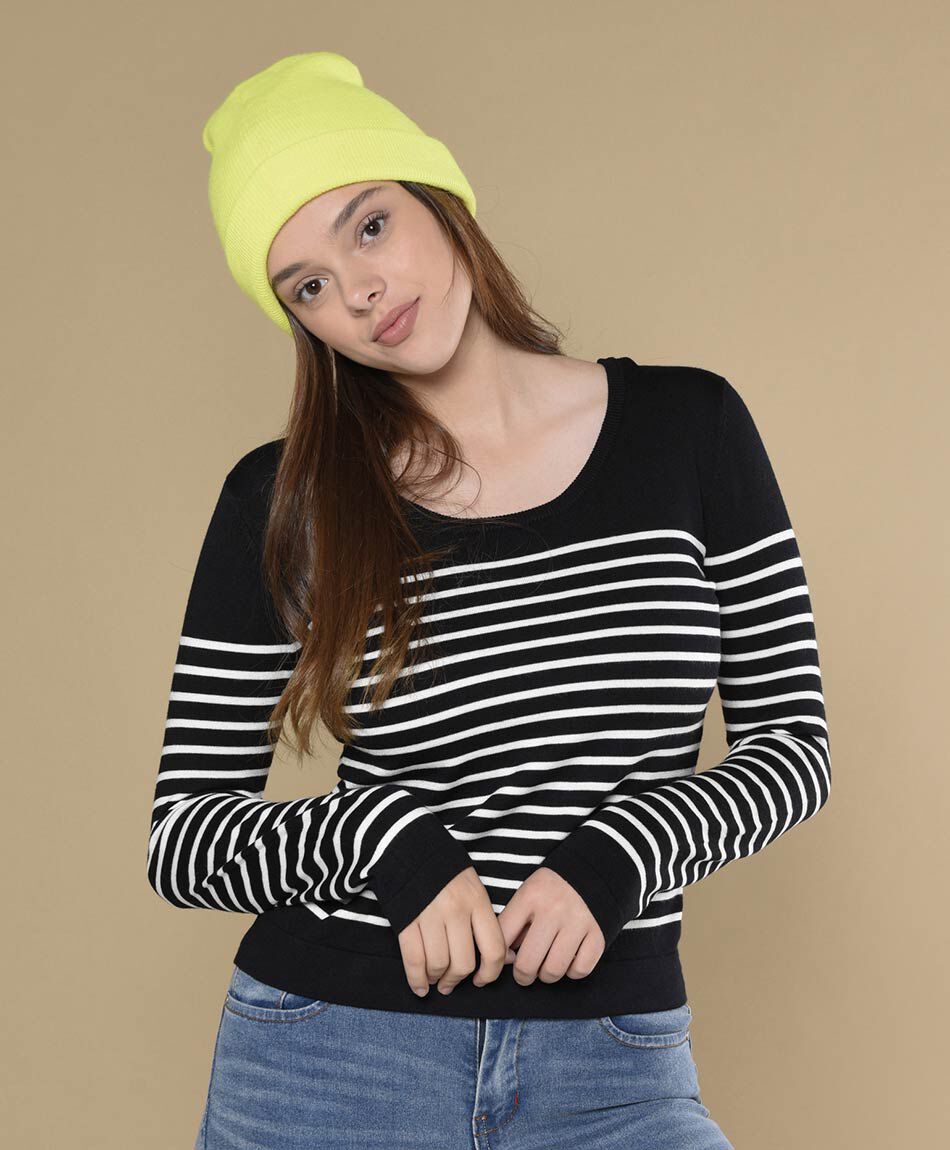 Sweater mujer l&iacute;neas horizontales