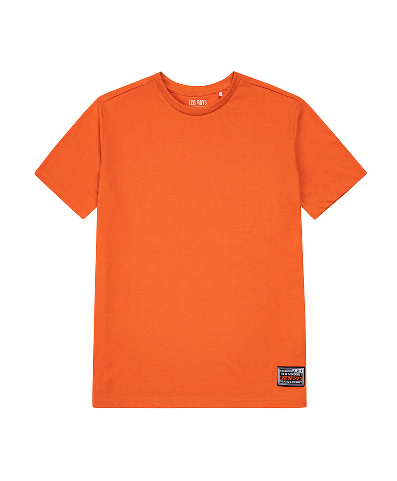 Polera niño básica naranja Polera niño básica naranja