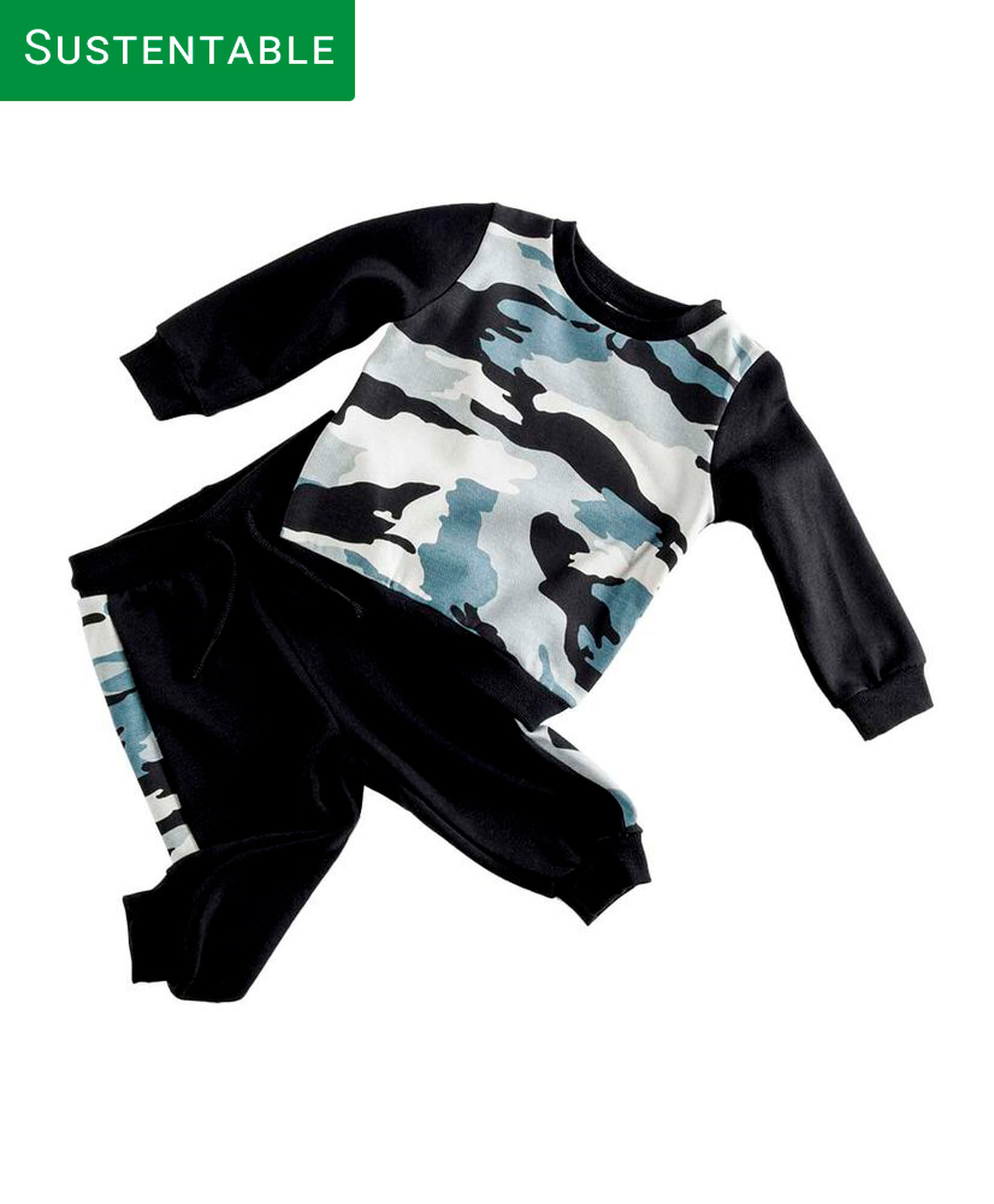 Set buzo bebé camuflaje Set buzo bebé camuflaje