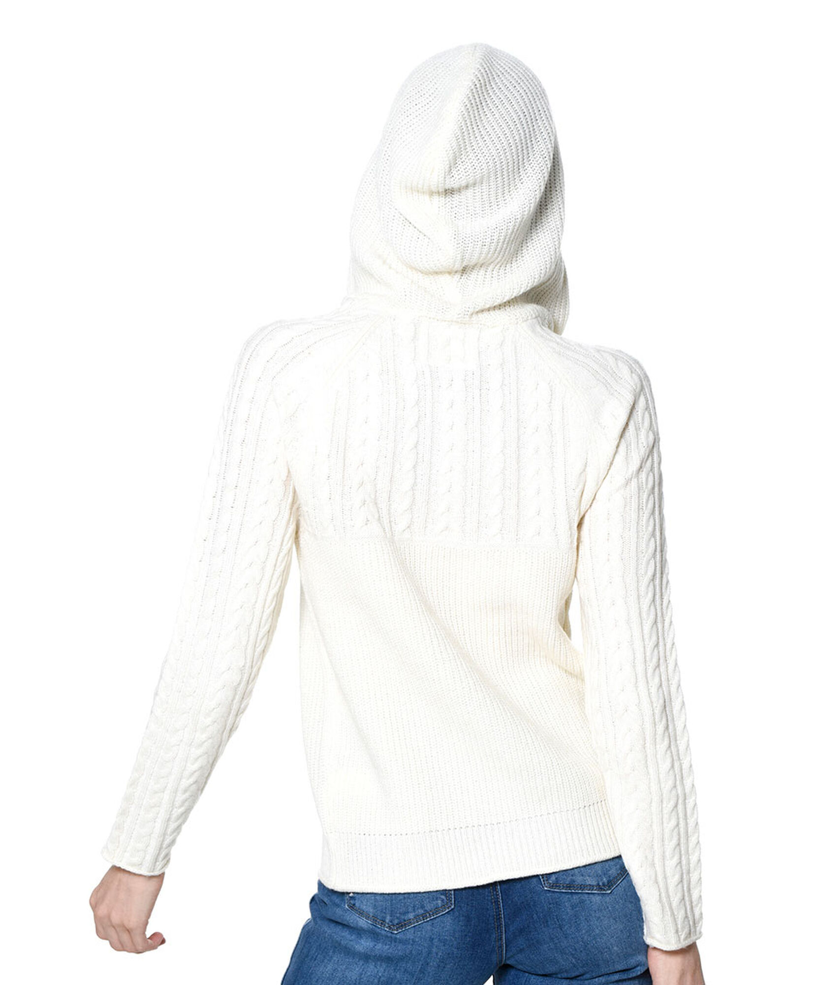 Sweater trenzas capucha Sweater trenzas capucha