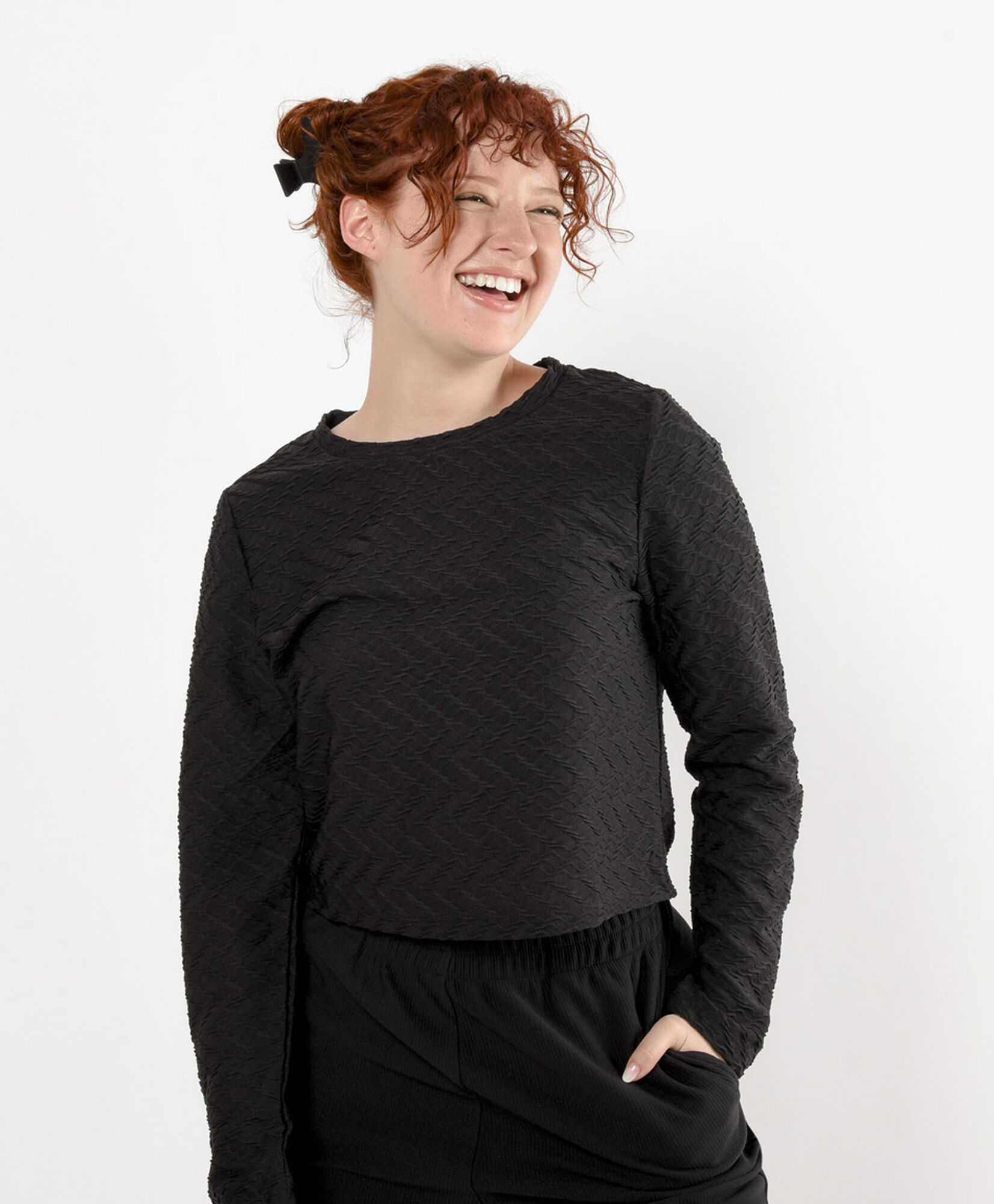 Polera mujer jacquard Polera mujer jacquard