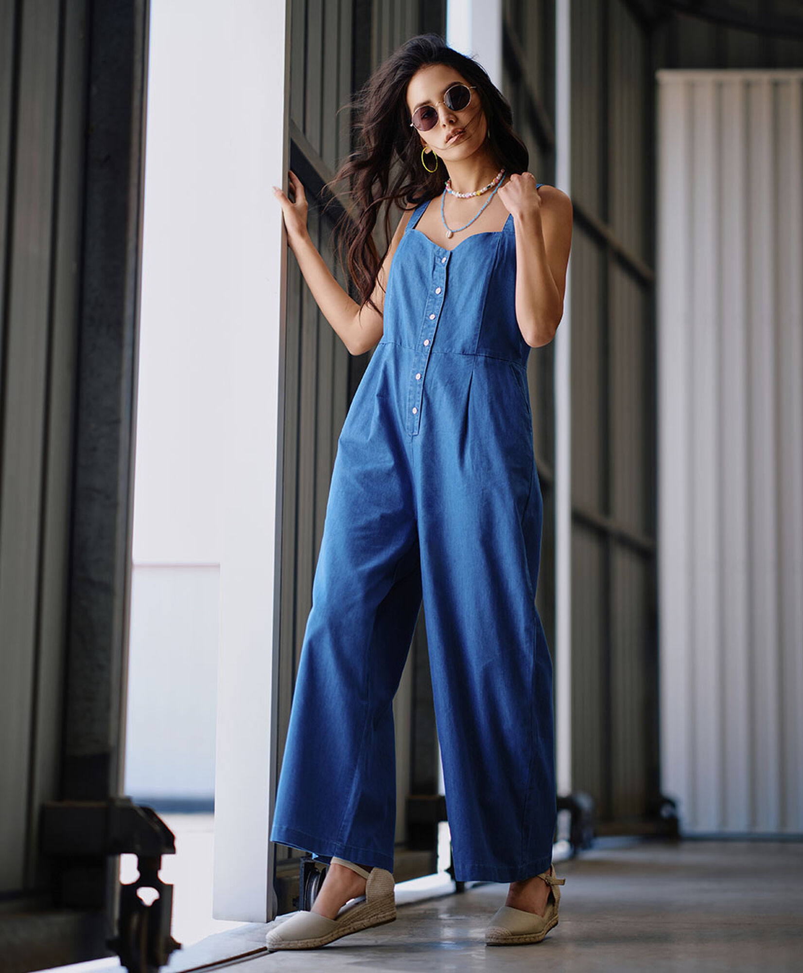 Enterito mujer denim botones Enterito mujer denim botones