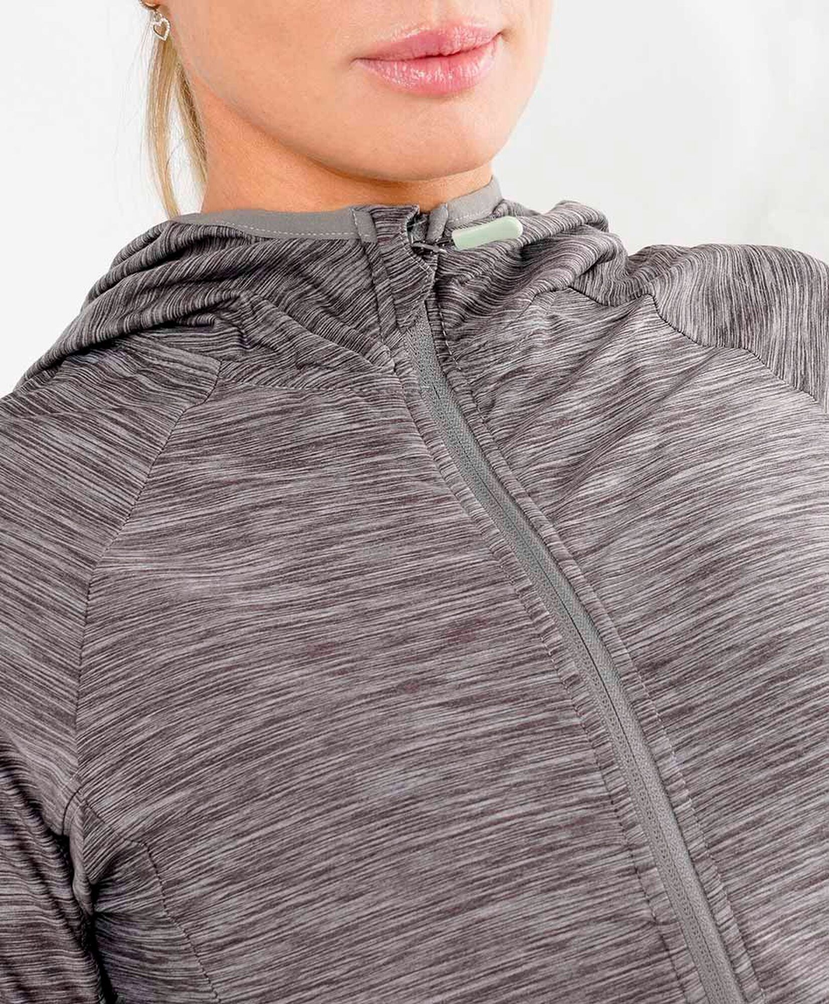 Polerón deportivo mujer melange Polerón deportivo mujer melange
