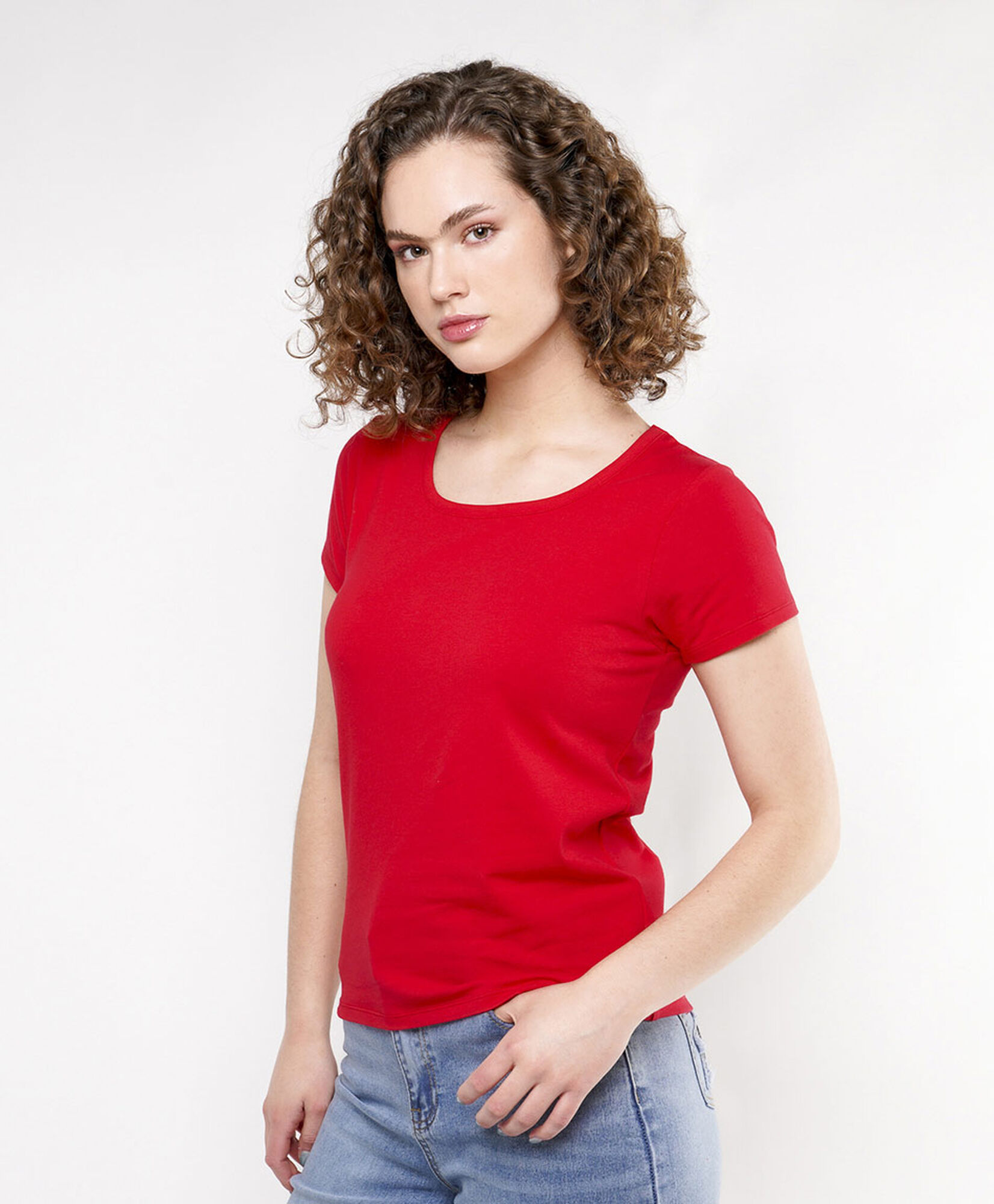 Polera mujer roja Polera mujer roja