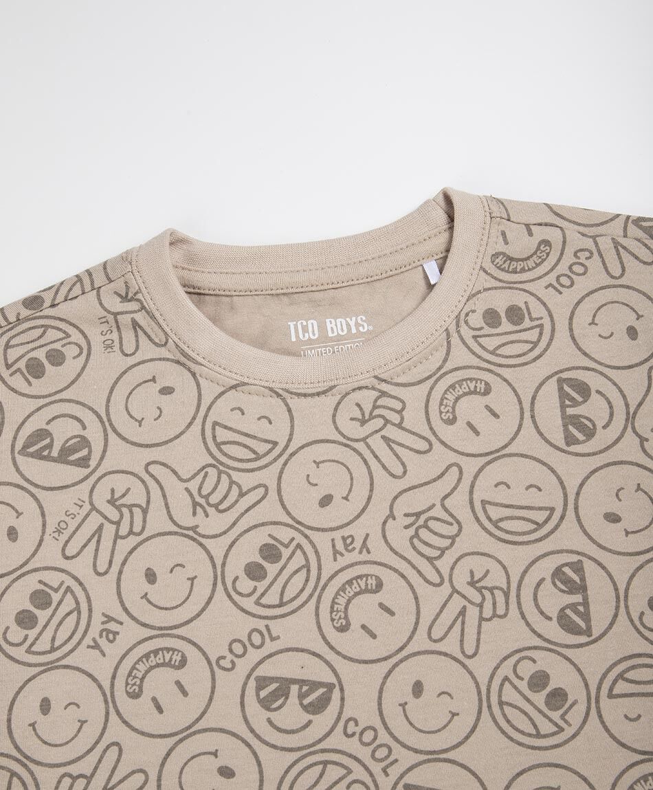Polera ni&ntilde;o caritas