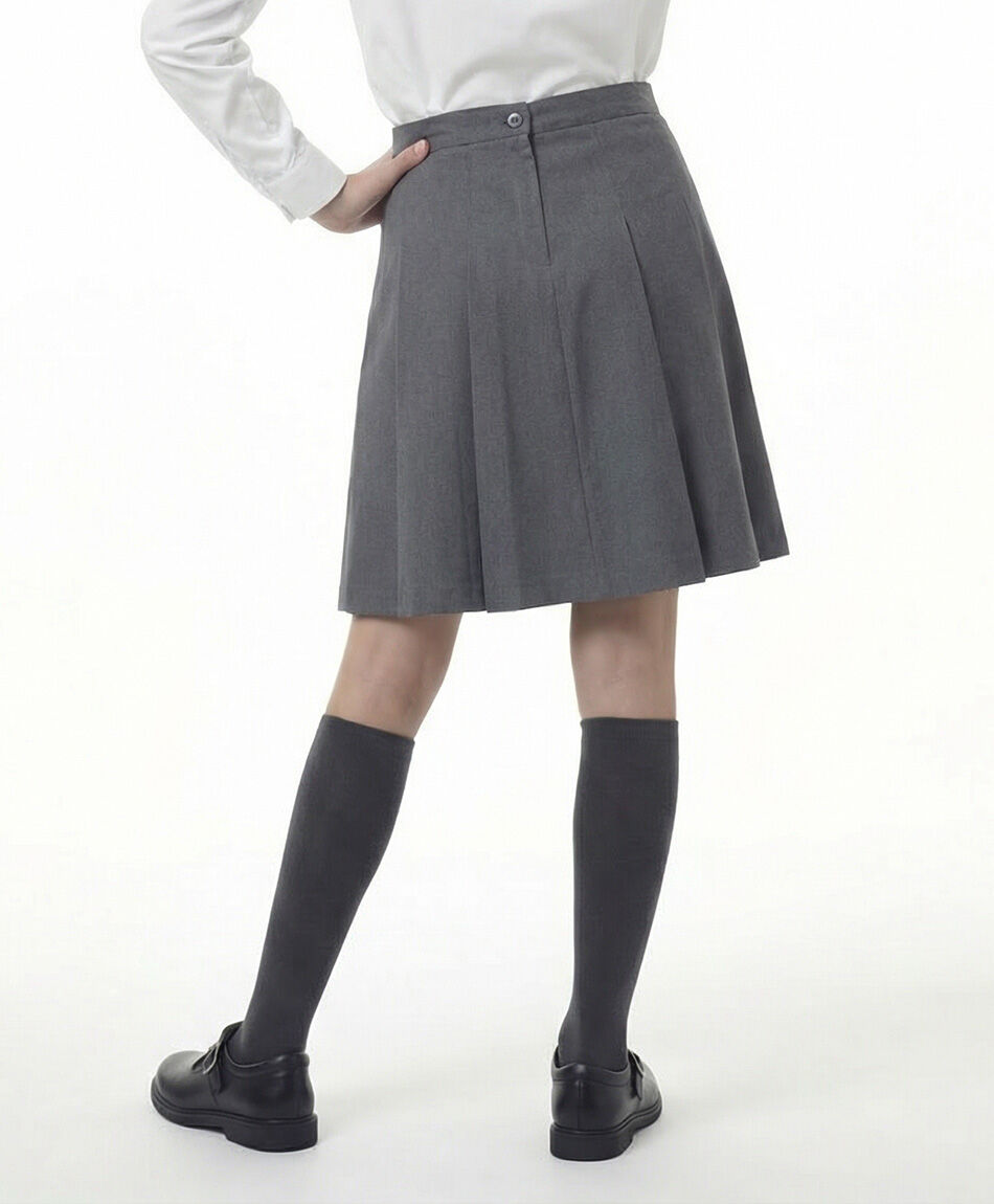 Falda escolar gris