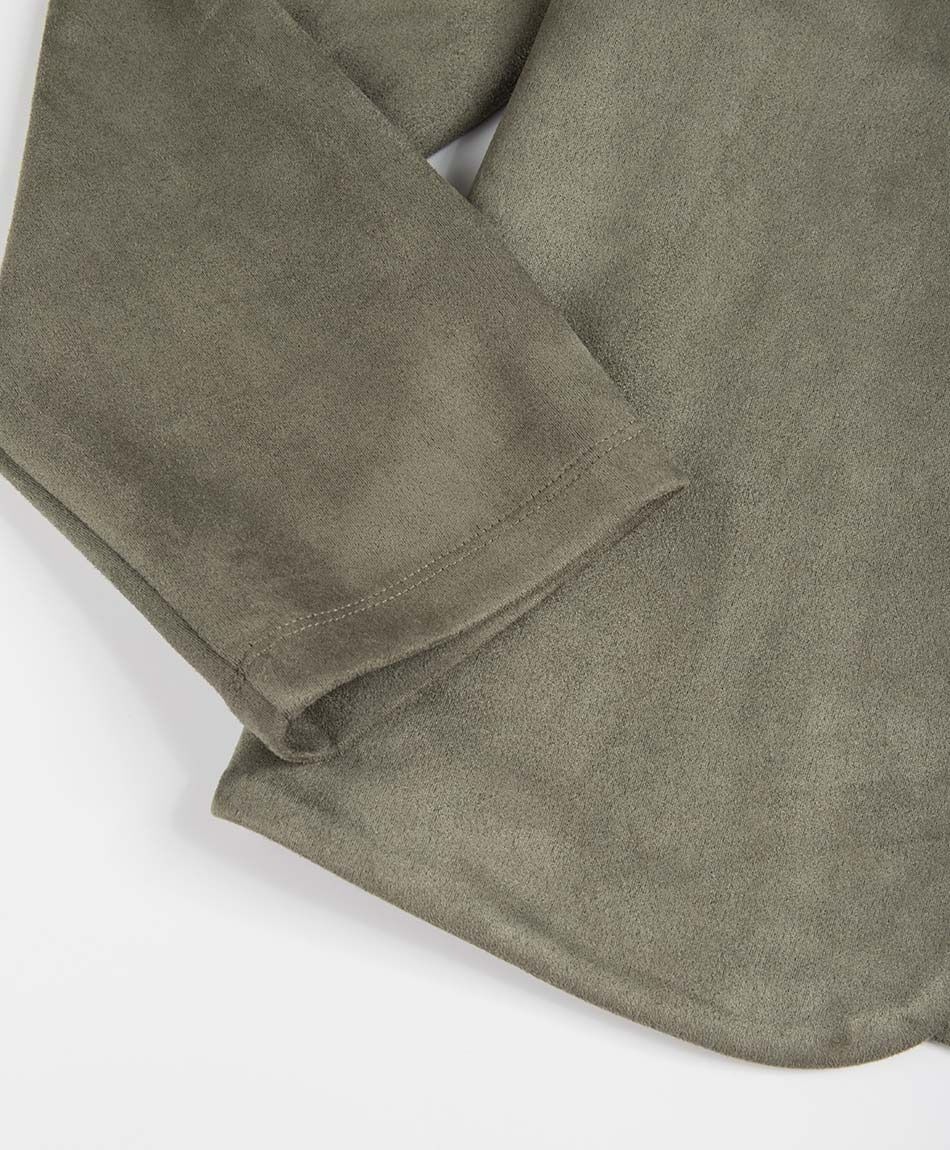 Chaqueta mujer suede abierta
