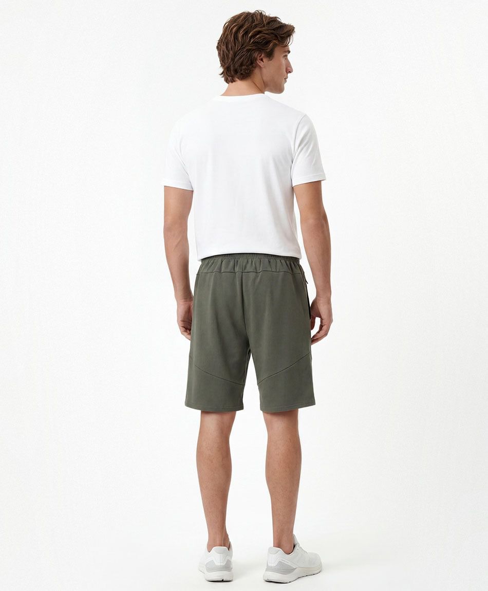 Short deportivo hombre liso costuras