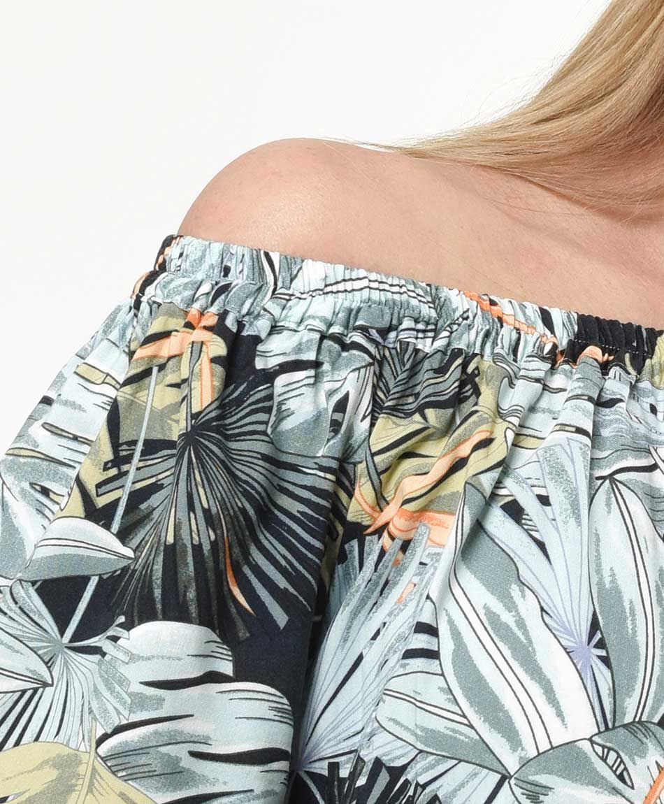 Blusa mujer tropical