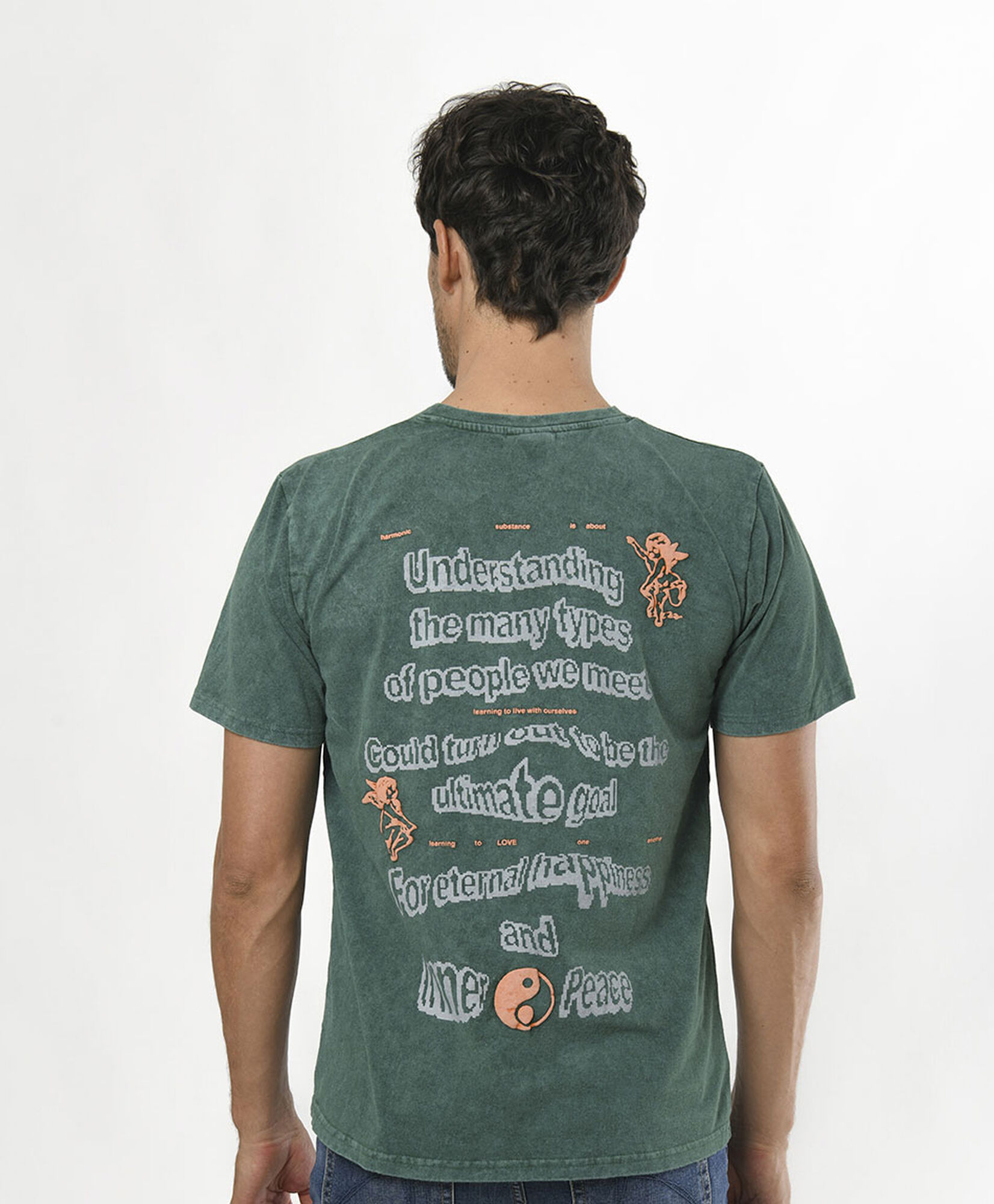 Polera hombre estampado frases Polera hombre estampado frases