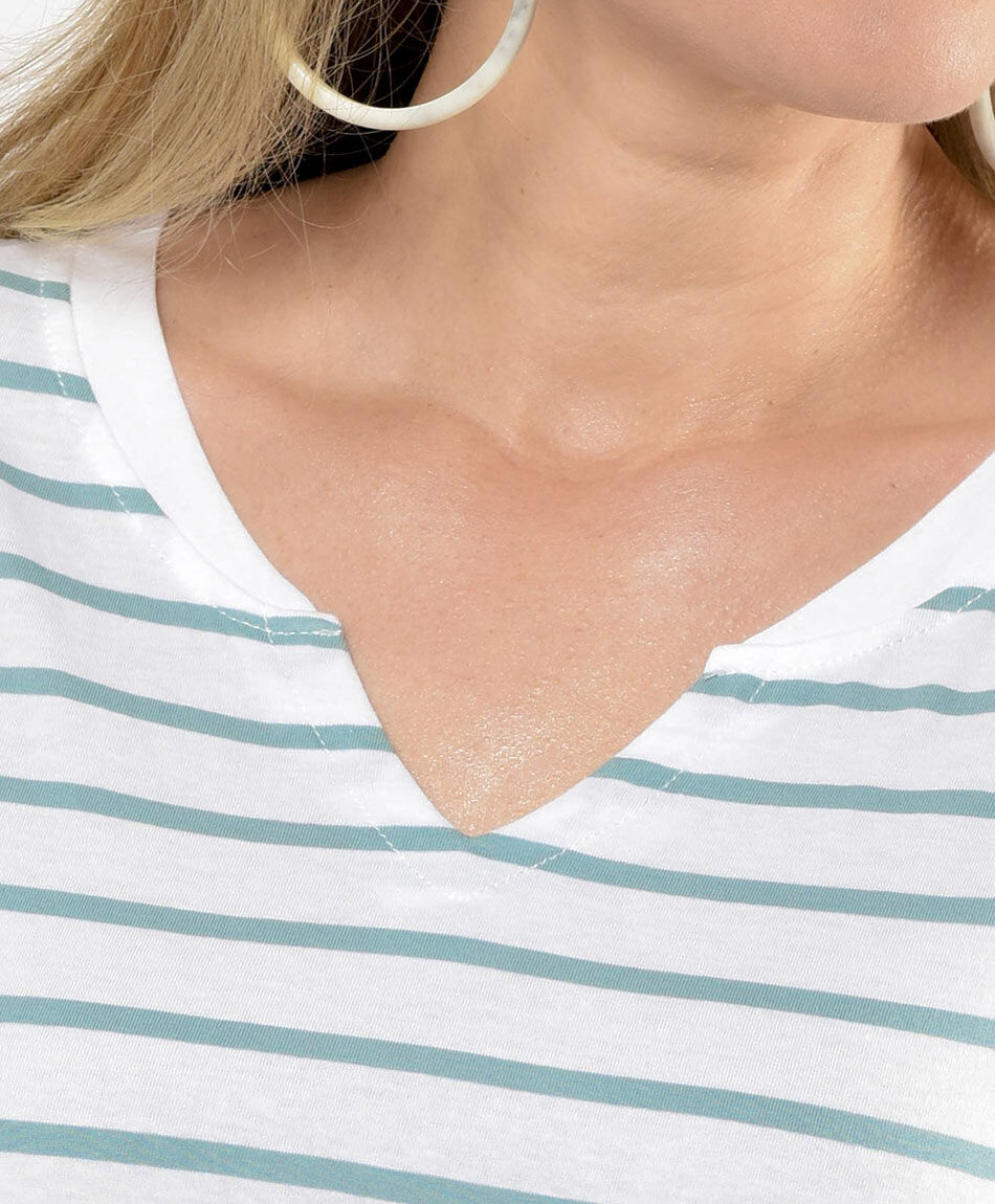 Polera mujer rayas