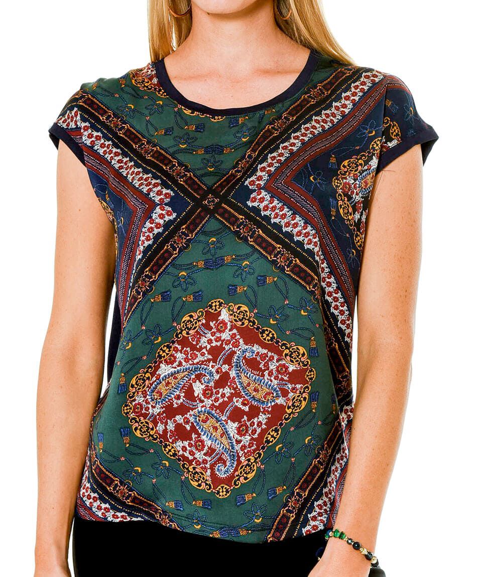 Polera satin cadenas