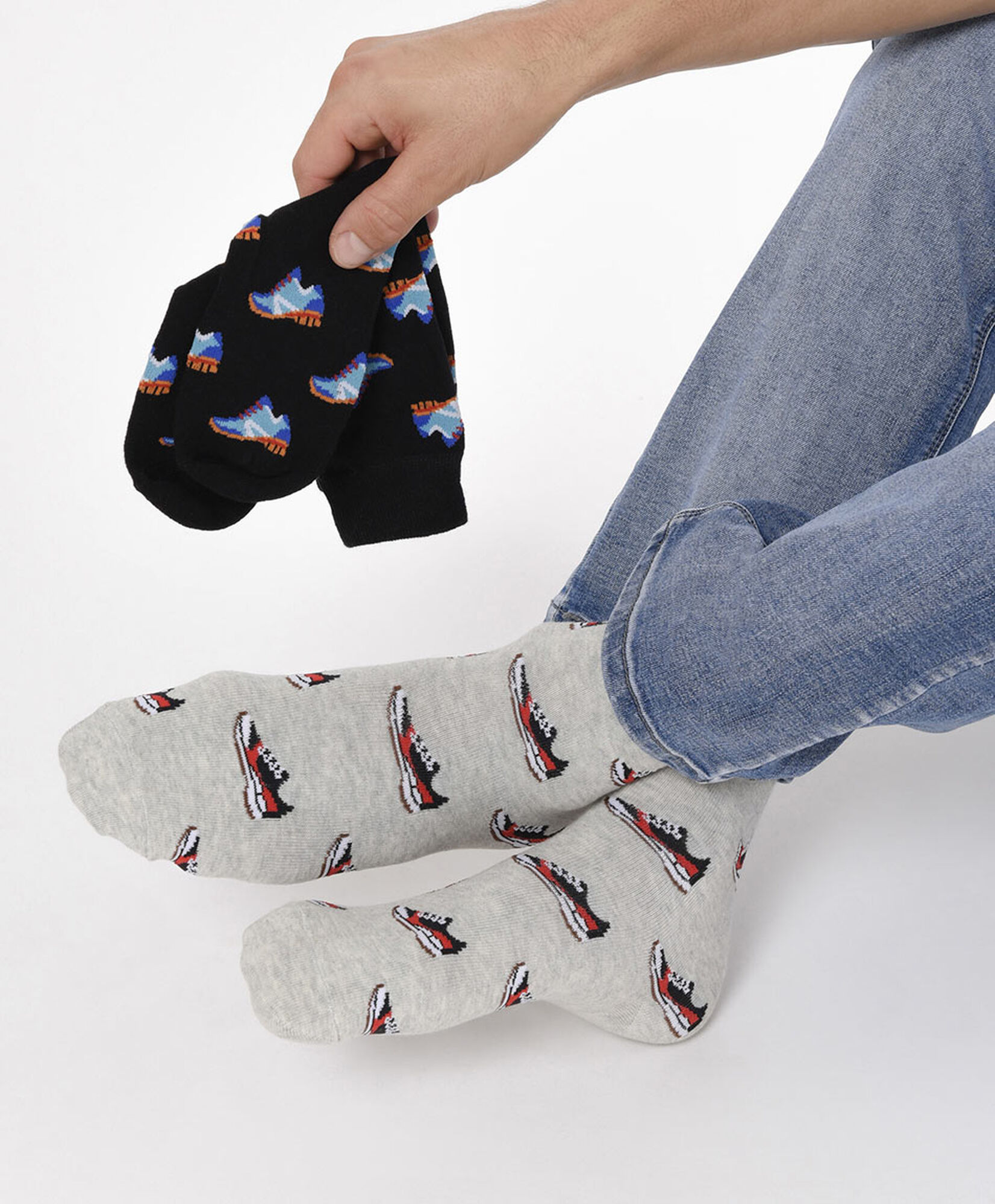 Pack 2 calcetines hombre zapatillas Pack 2 calcetines hombre zapatillas