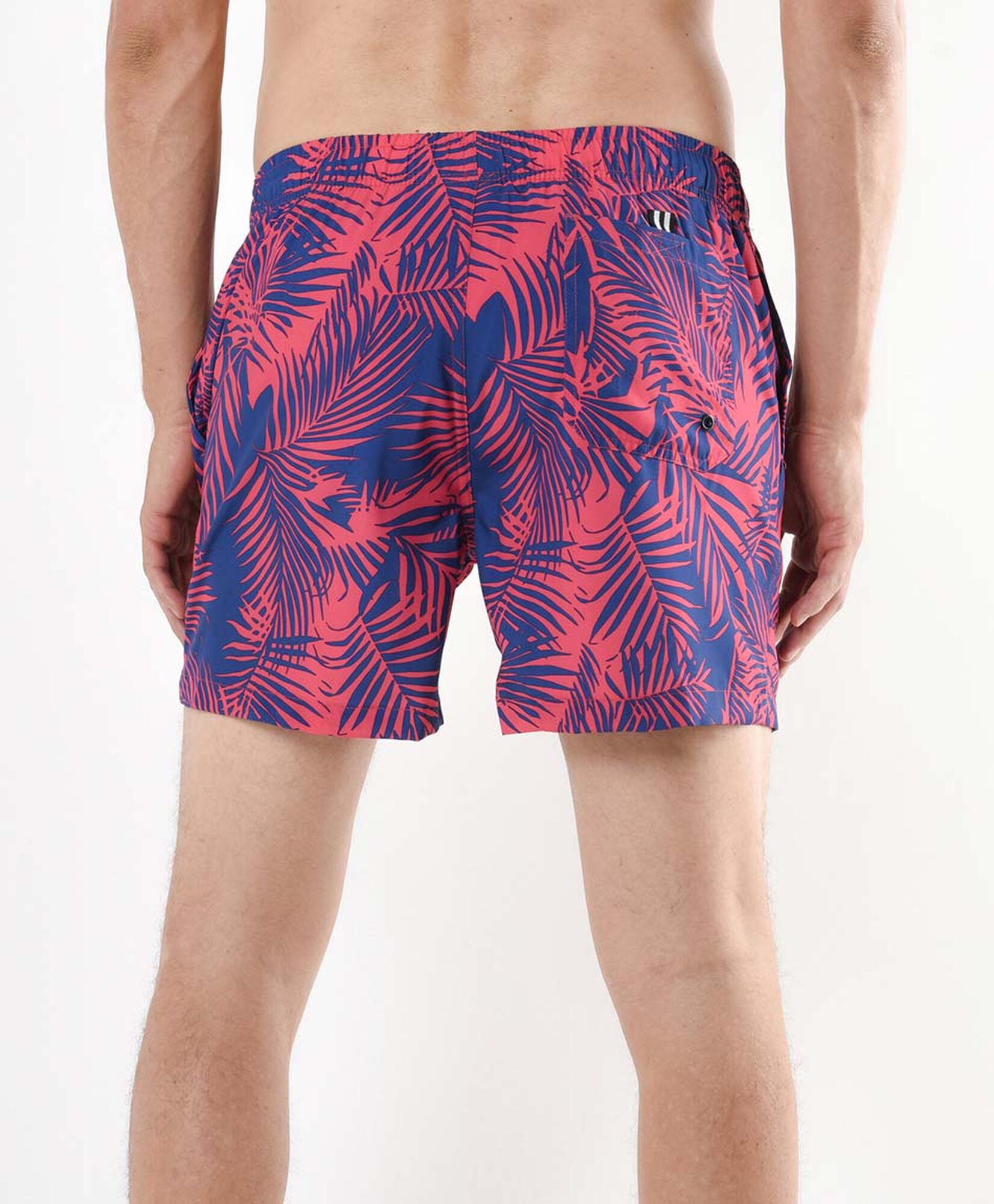 Traje de baño hombre hojas bicolor Traje de baño hombre hojas bicolor