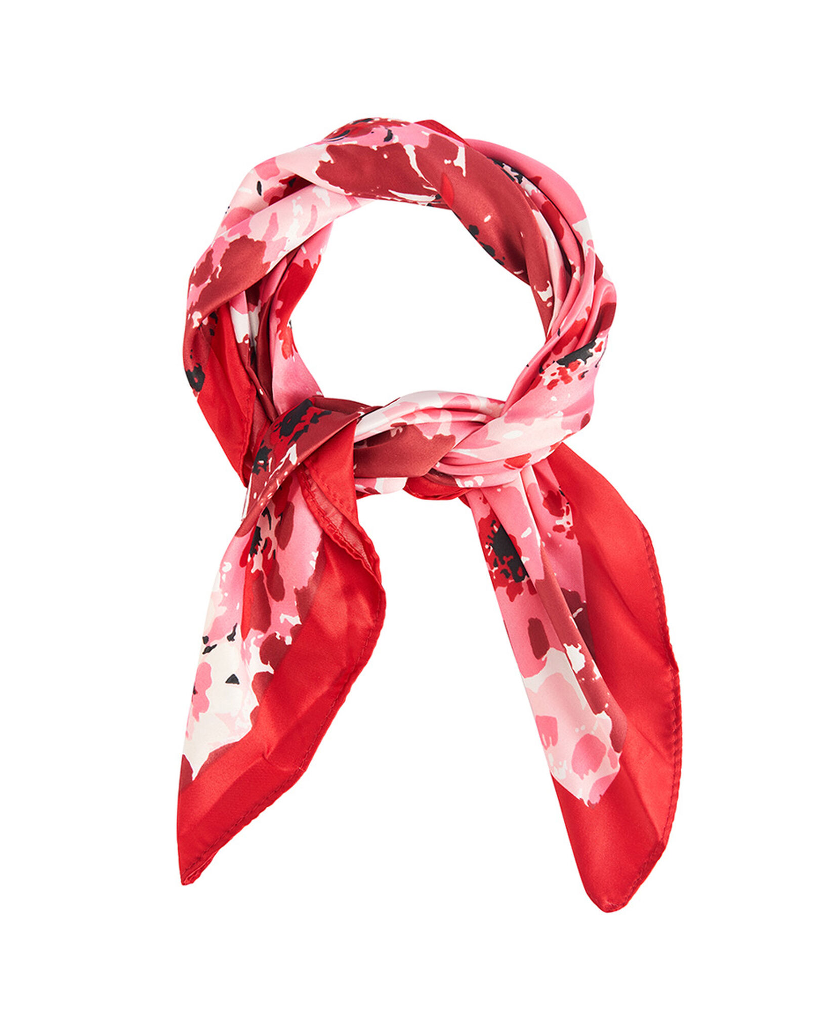 Pañuelo mujer flores rojo Pañuelo mujer flores rojo