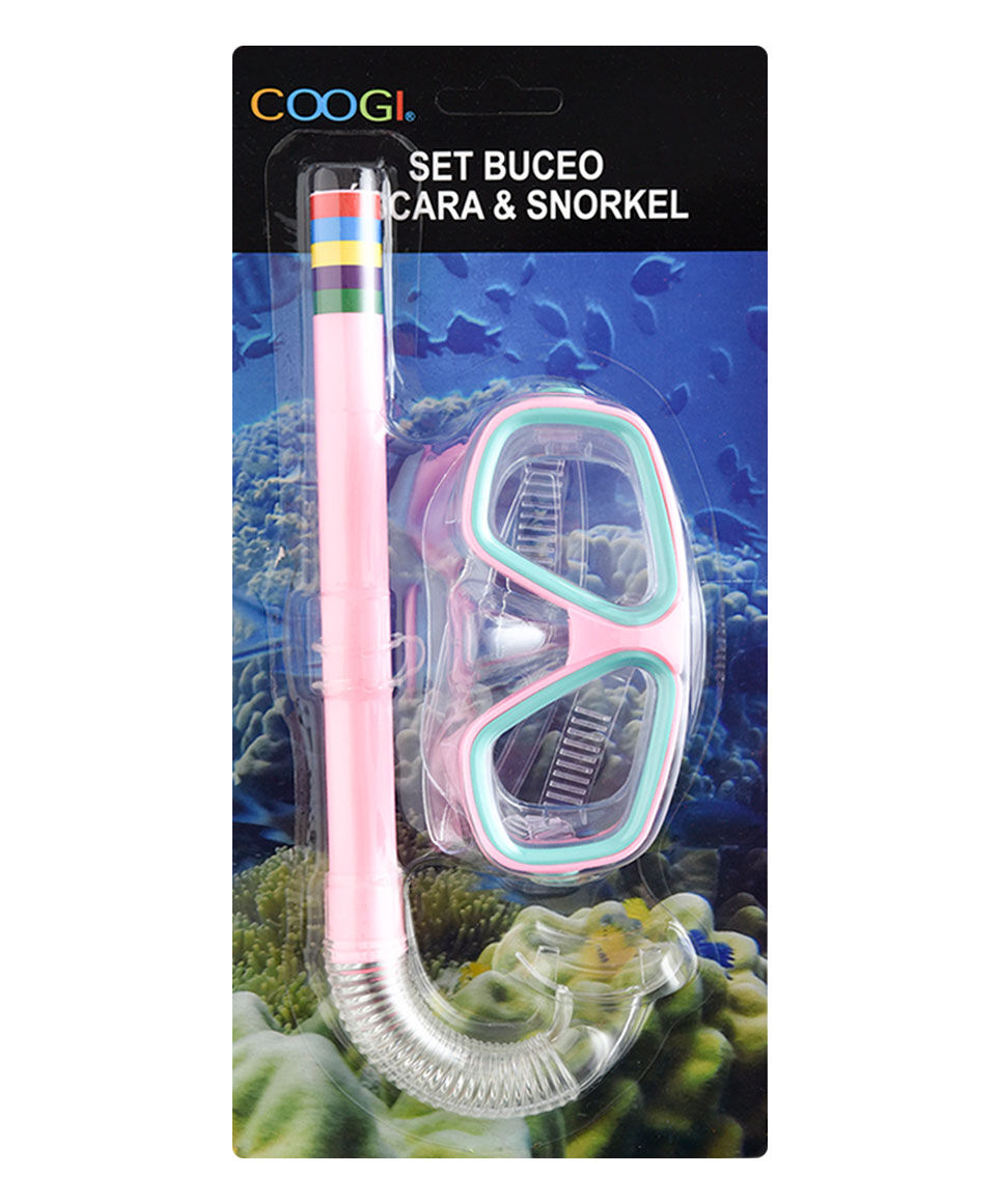 Set snorkel bicolor