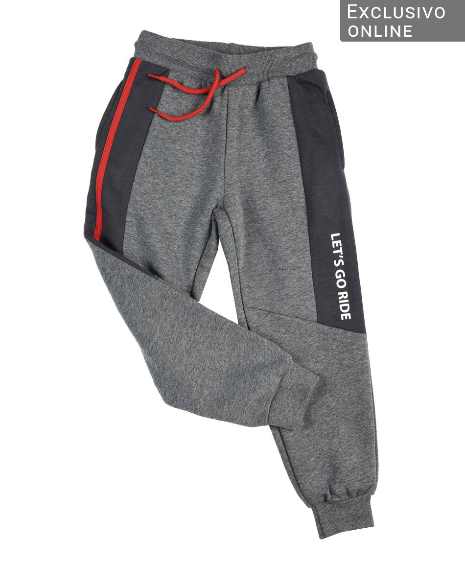 Pantal&oacute;n de buzo ni&ntilde;o franjas