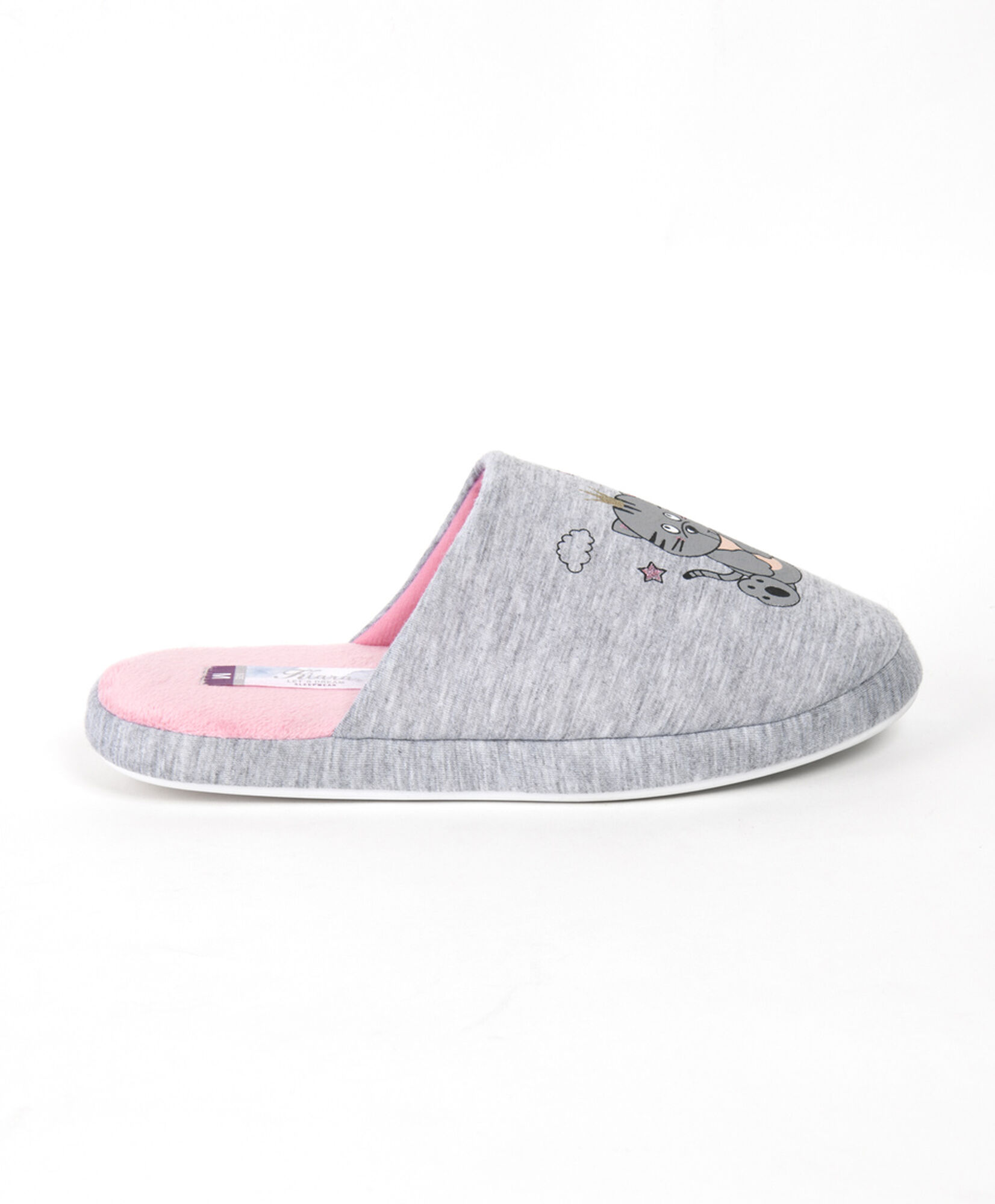Pantufla mujer gato nubes Pantufla mujer gato nubes